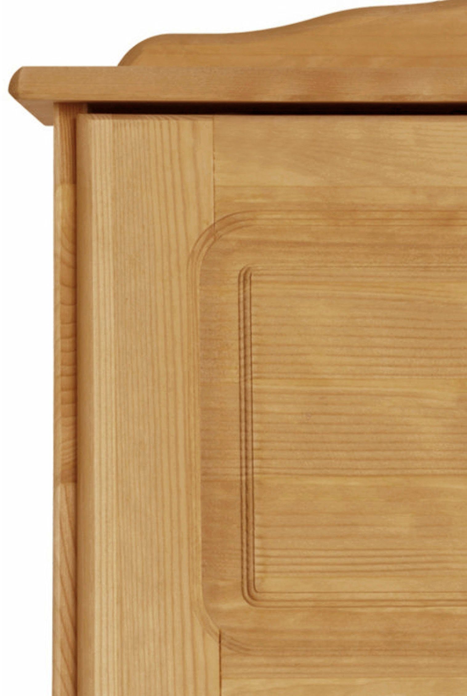 Home affaire Secretaire Mette, bureau in landhuisstijl, gemaakt van massief hout, breedte 82 cm