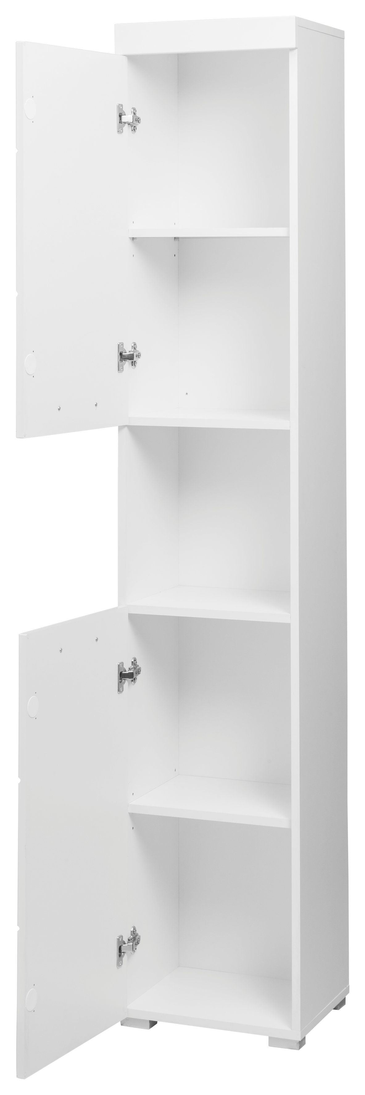 INOSIGN Hoge kast Avena Badkamer hoge kast met open vak, 2 deuren en 2 planken