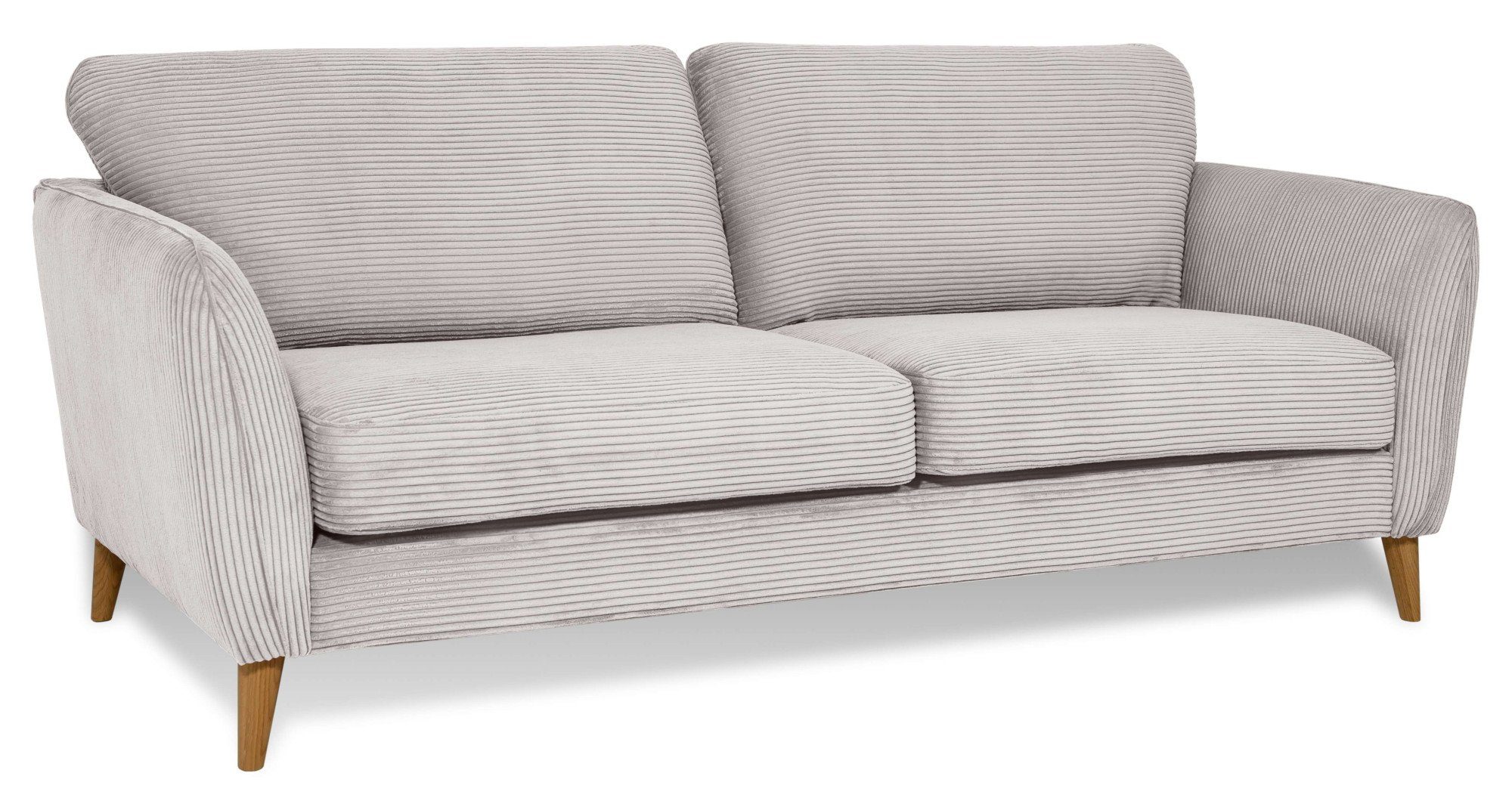 Home affaire 2-zitsbank MARSEILLE compact bank 170 cm, cord, vlakke weefsel, structuur, geweven stof