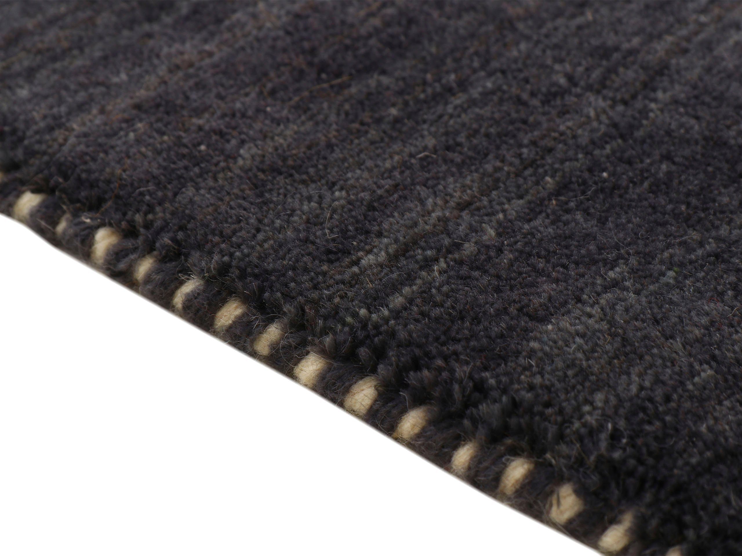 carpetfine Wollen kleed Gabbeh Uni, ook als loper verkrijgbaar
