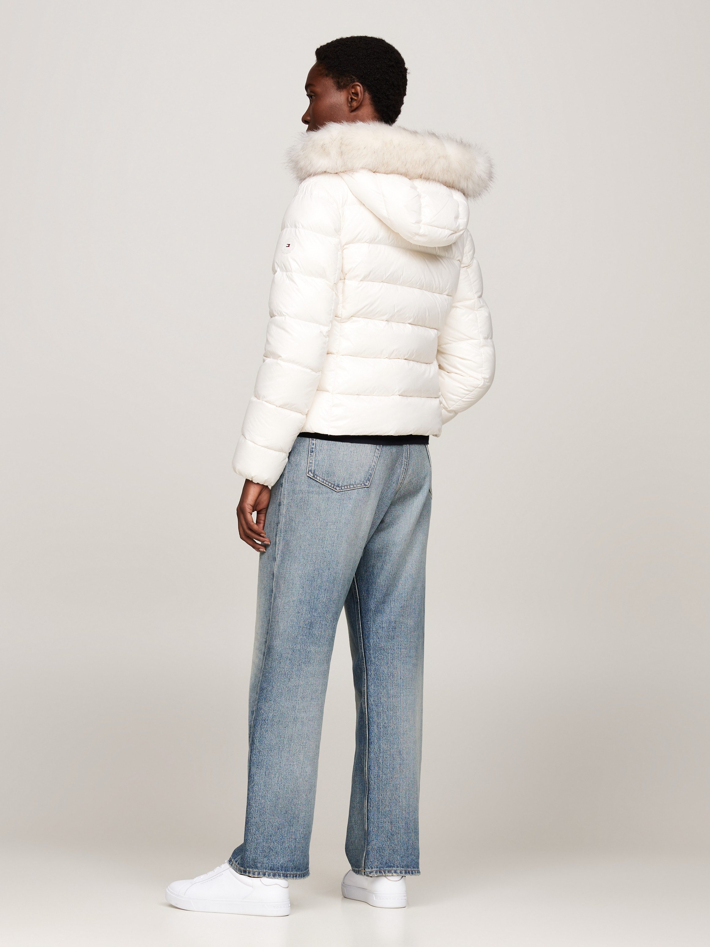 Tommy Hilfiger Gewatteerde jas met gestempeld logo
