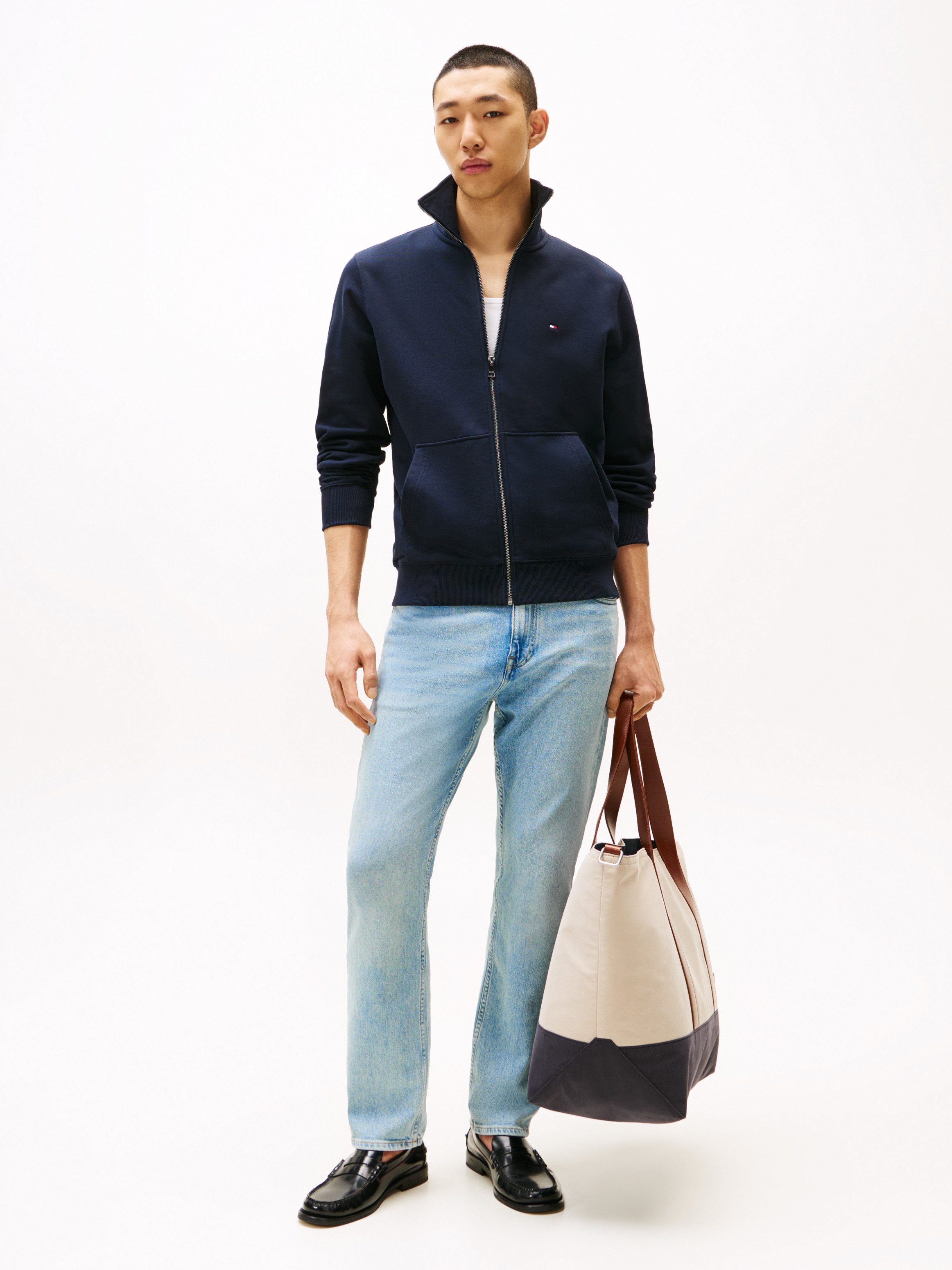 Tommy Hilfiger Sweatvest ESSENTIAL TERRY ZT STAND COLLAR