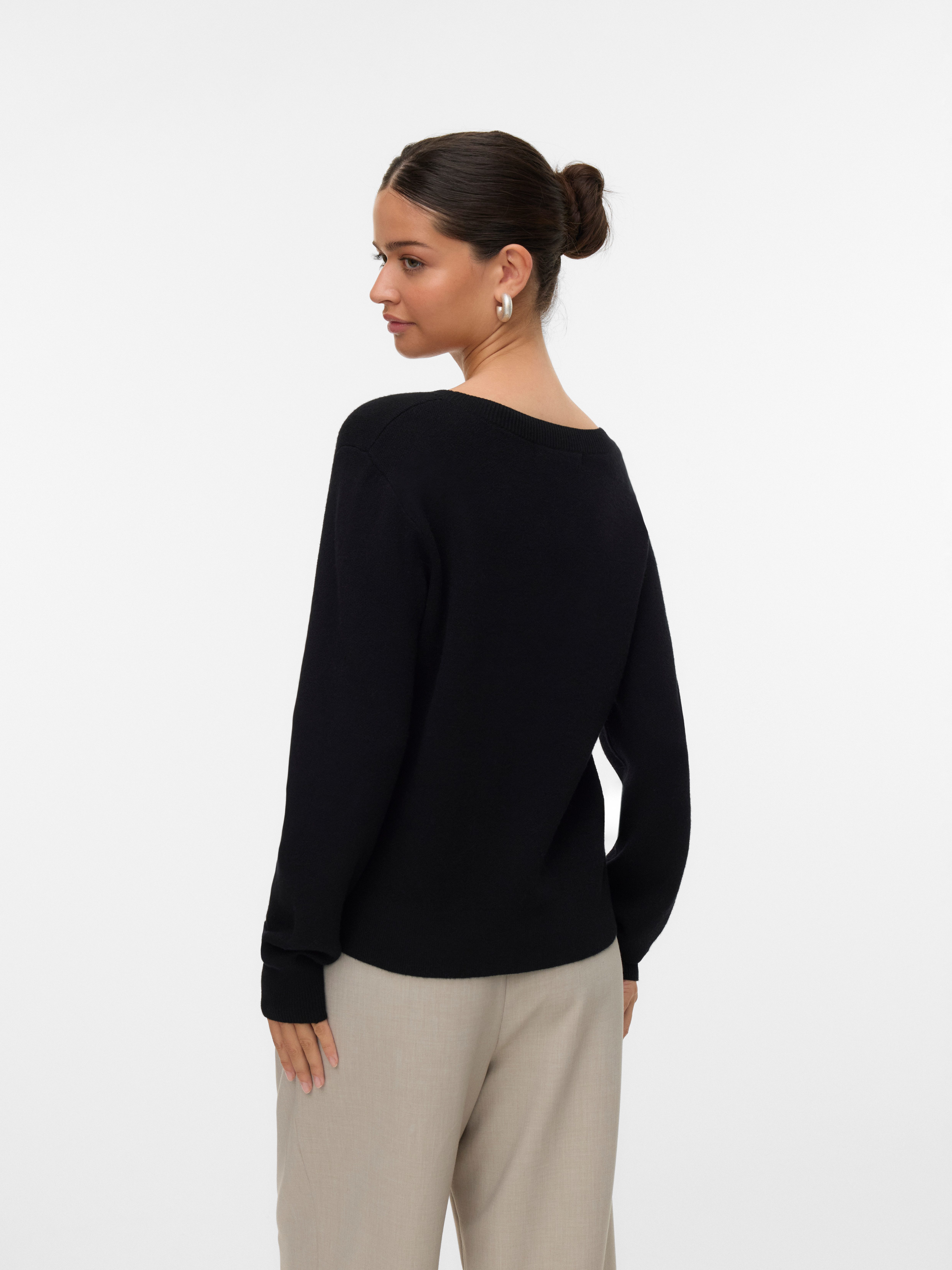 Vero Moda Vest VMNANCY LS V-NECK CARDIGAN BOO