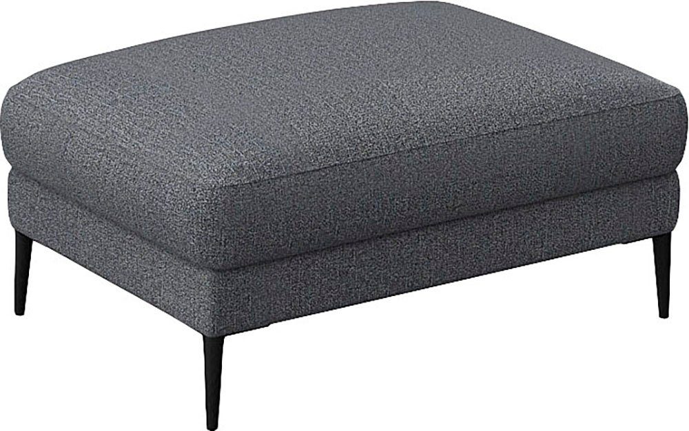 FLEXLUX Poef Belle gestoffeerde hocker, zithocker Scandinavisch design, in een sublieme verwerking