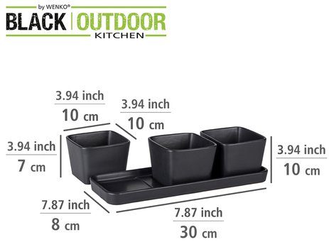 WENKO Dipschaal Snack & dip (set, 3-delig)