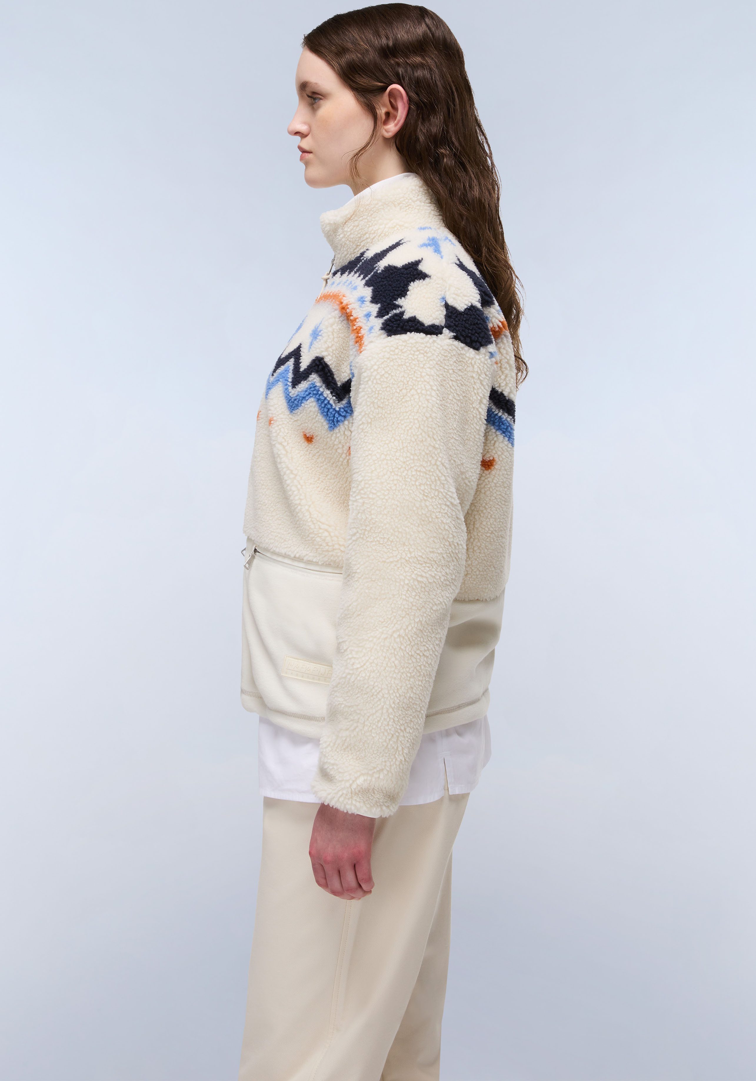 Napapijri Sweatshirt T-ANSEI Regular fit met staande kraag