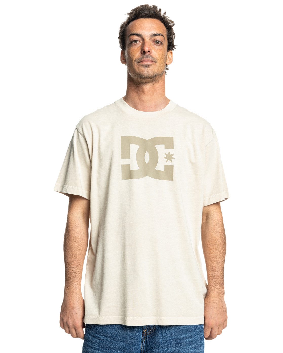 DC Shoes T-shirt DC Star Pigment Dye heren t-shirts maat XL grijs