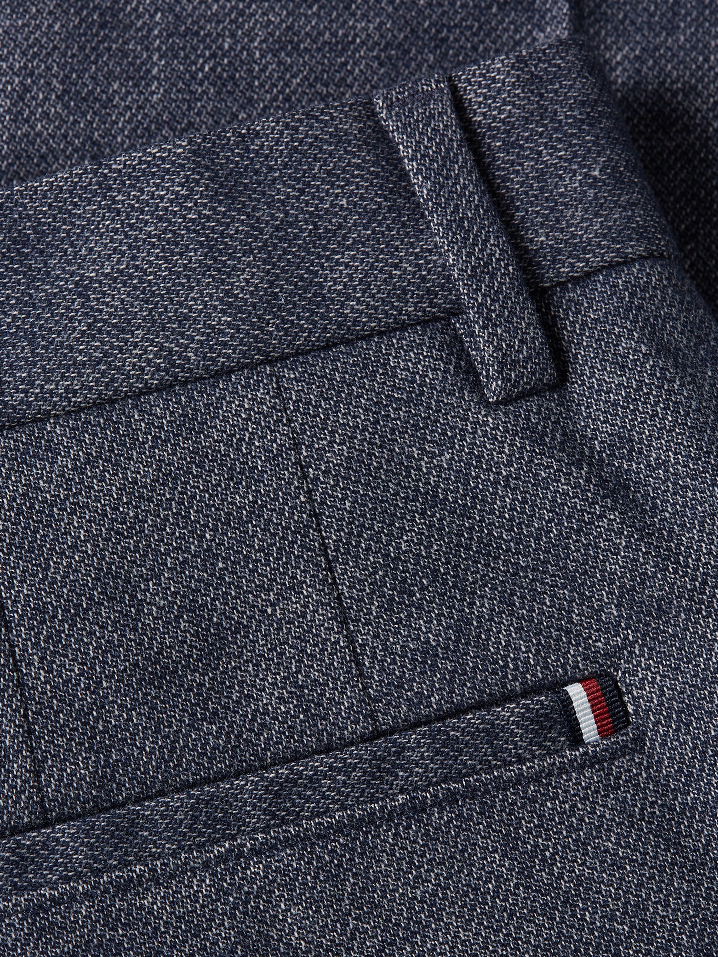 Tommy Hilfiger Five-pocketsbroek DC DENTON BRUSHED MARL gemêleerd ontwerp met persplooien
