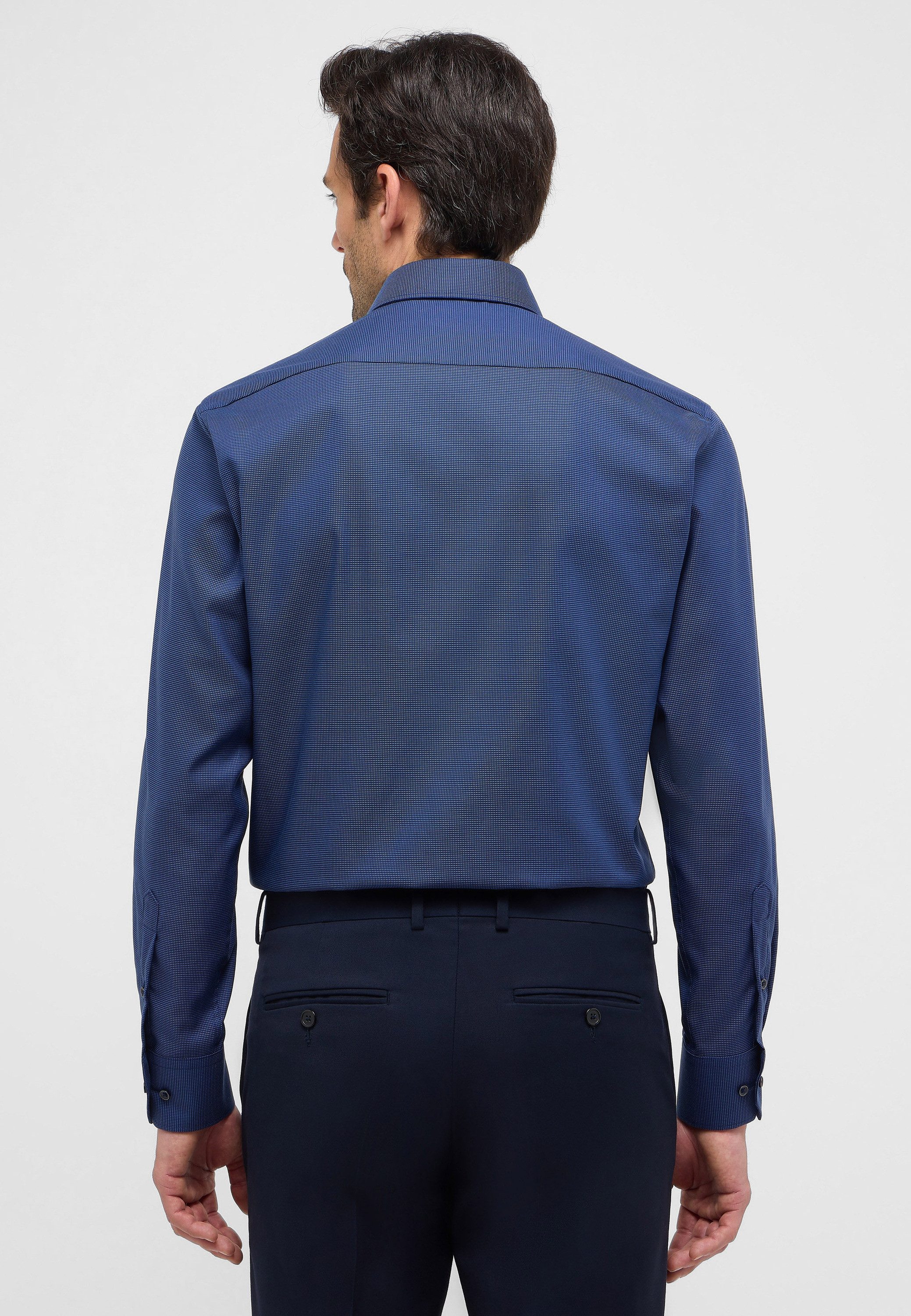 Eterna Overhemd met lange mouwen MODERN FIT NON IRON (strijkvrij)