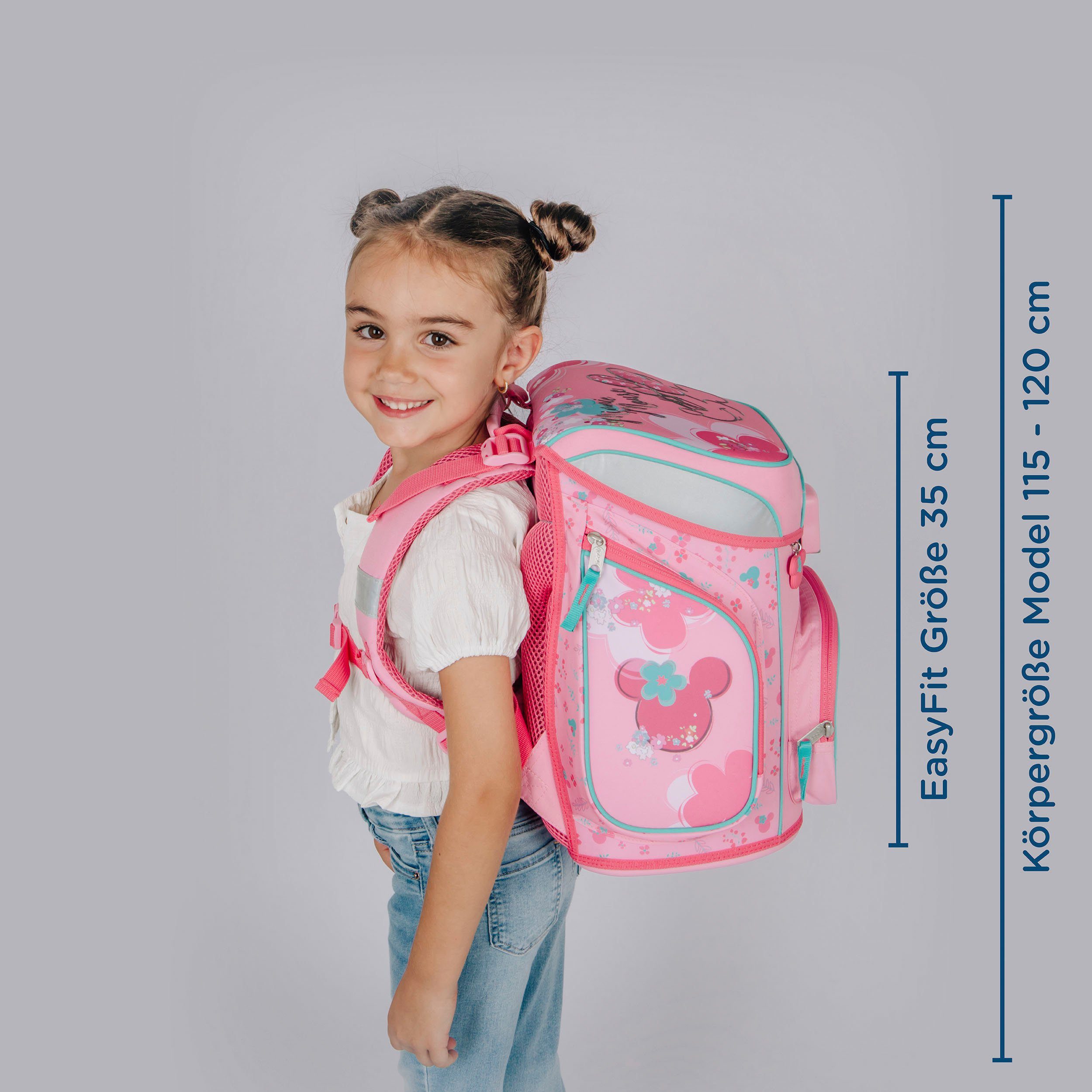 Scooli Schooltas EasyFit, Minnie Mouse (5-delig)