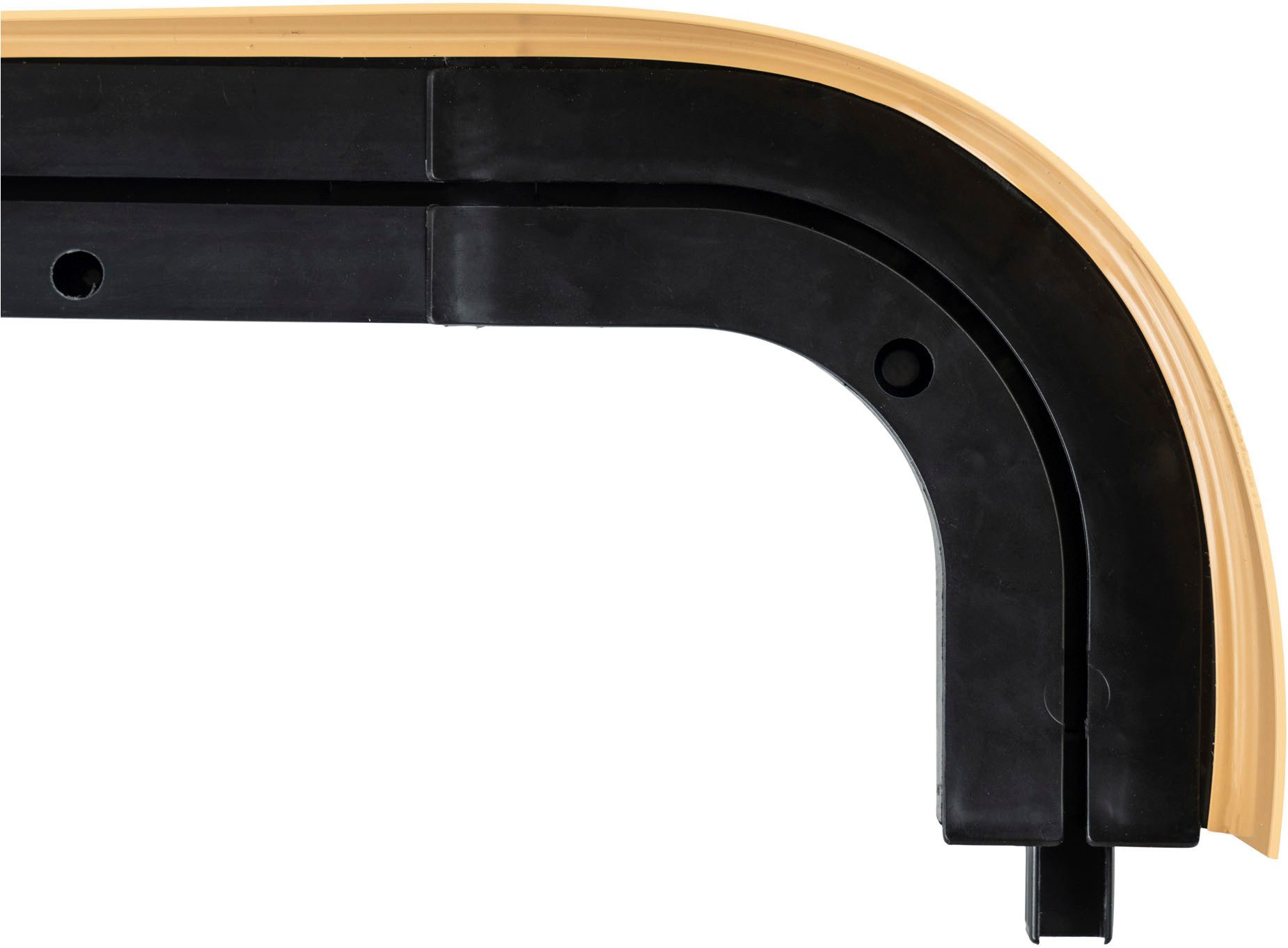 SN DECO GROUP Gordijnrail SH1 Set 1-lijn, incl. ronde bogen, afdekplaat 5 cm, voorgeboord, binnenloop (1 stuk)
