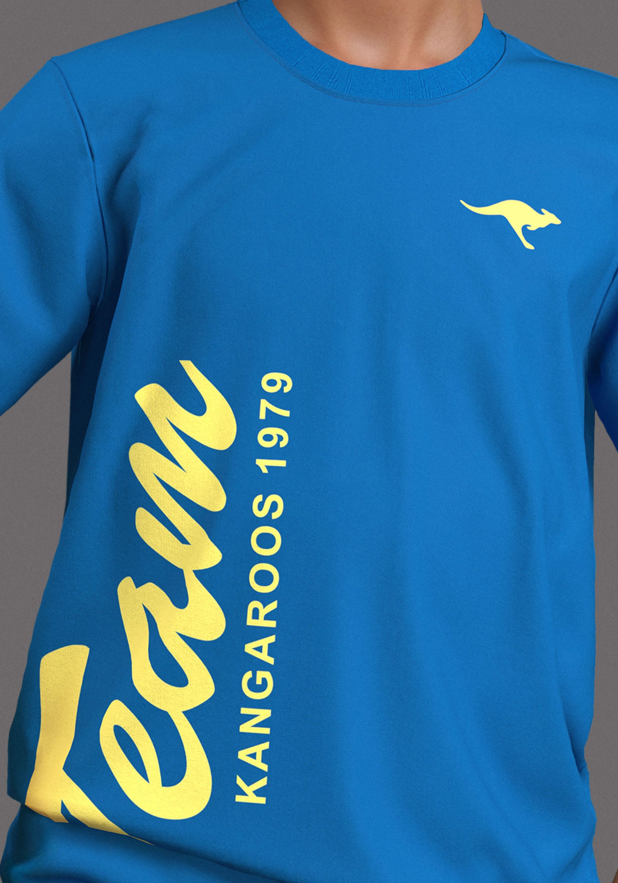 KangaROOS T-shirt TEAM-Print , met logoprint voor jongens