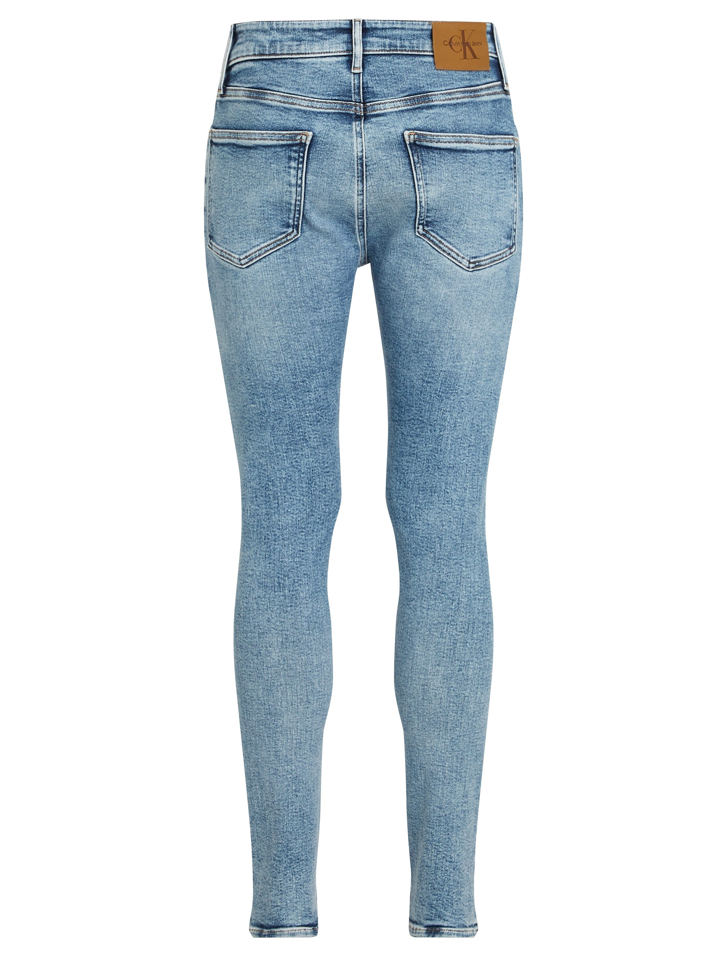 Calvin Klein Stretch jeans Skinny Muntzakje, logo borduursel