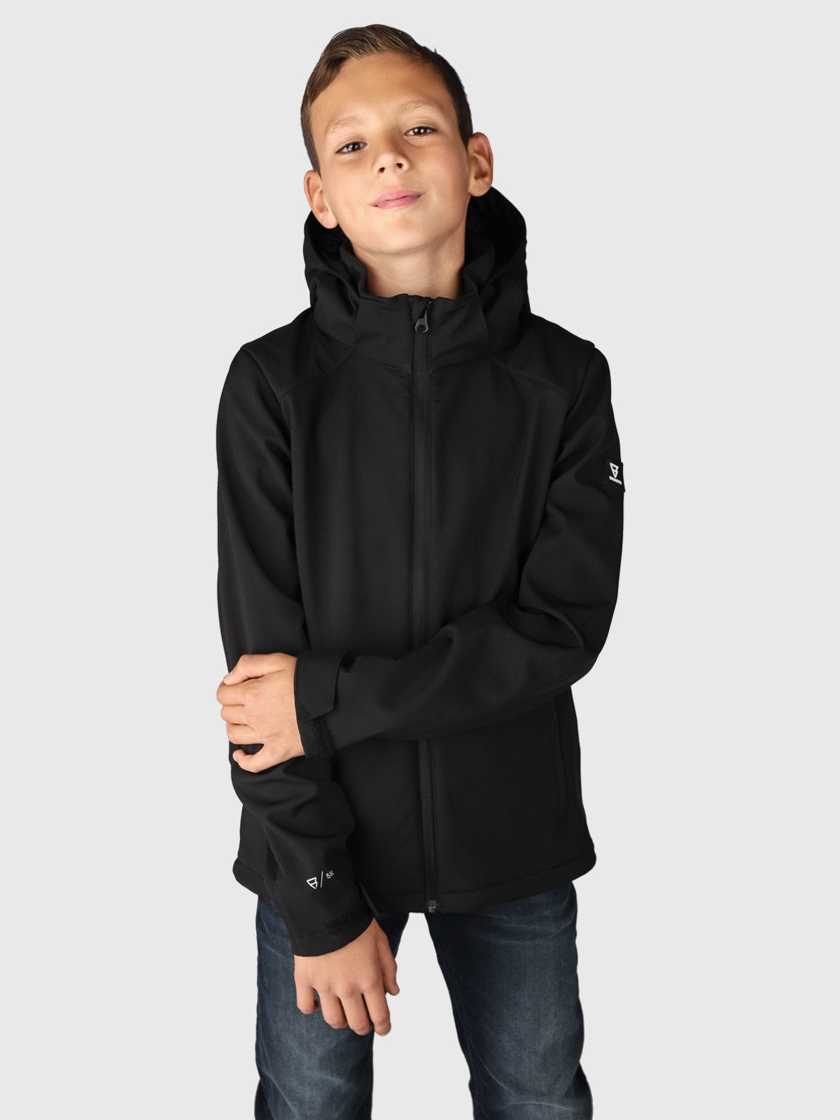 Brunotti Softshell-jack Mippy Jongens Softshell Jas kinderen softshell jassen maat 152 zwart