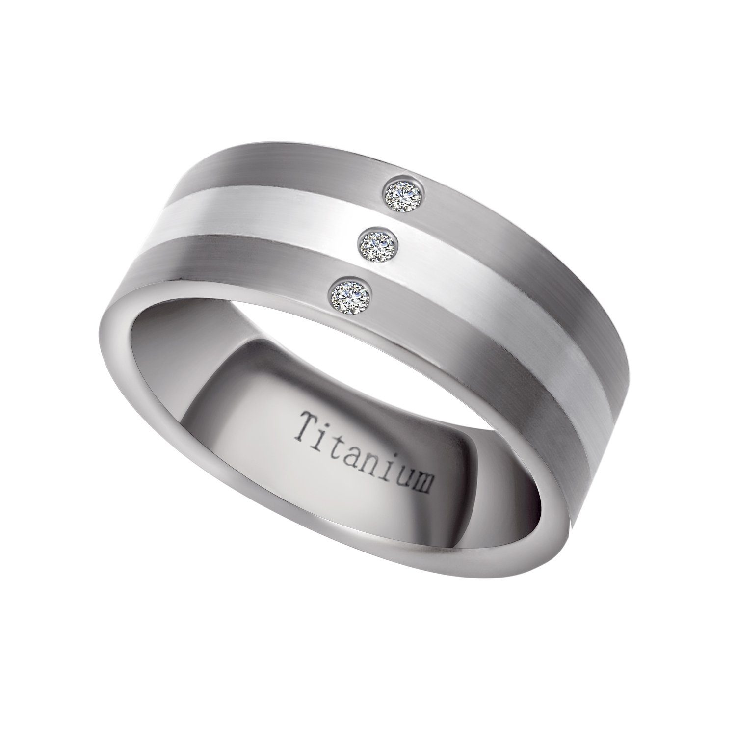 Firetti Partnerring Sieraad cadeau "LIEFDE" titanium met of zonder zirkoon (synthetisch)