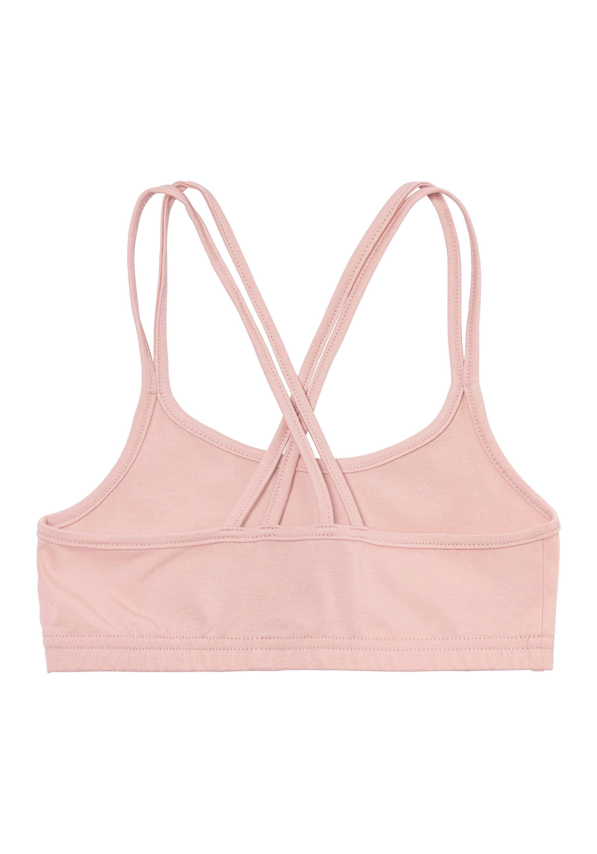 Bench. Bustier uni en allover bedrukt in één verpakking (set, 3-delig)