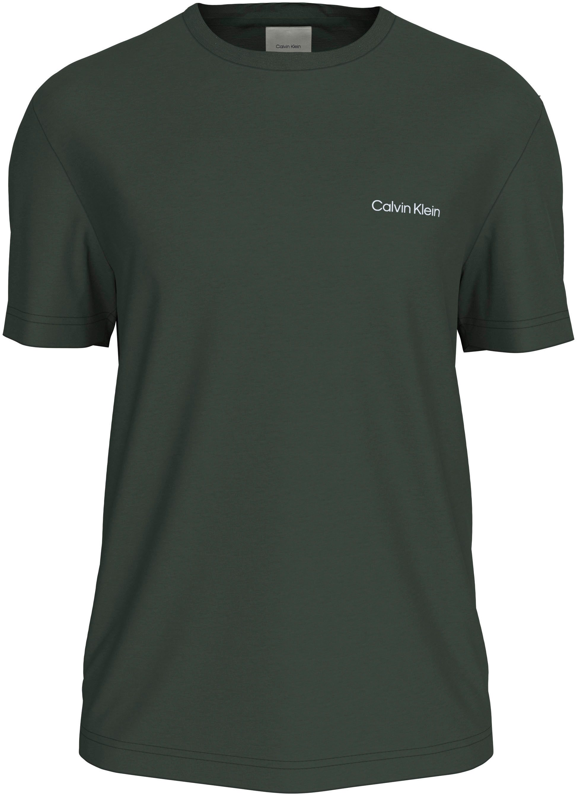 Calvin Klein T-shirt MICRO LOGO INTERLOCK T-SHIRT met -logo op de borst