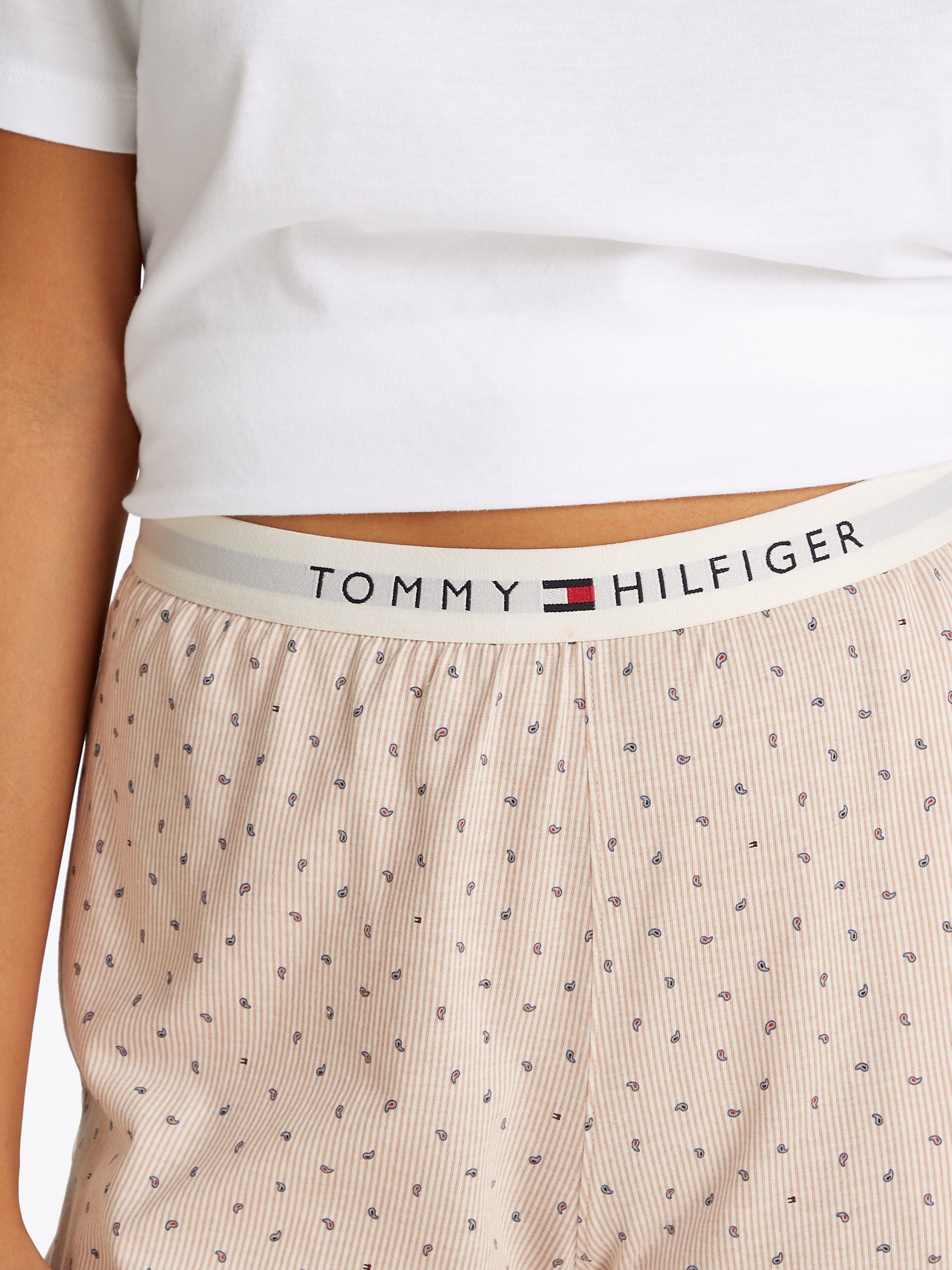 Tommy Hilfiger Underwear Pyjama SS PRT PJ SHORT SET (set, 2-delig, 2-delig)