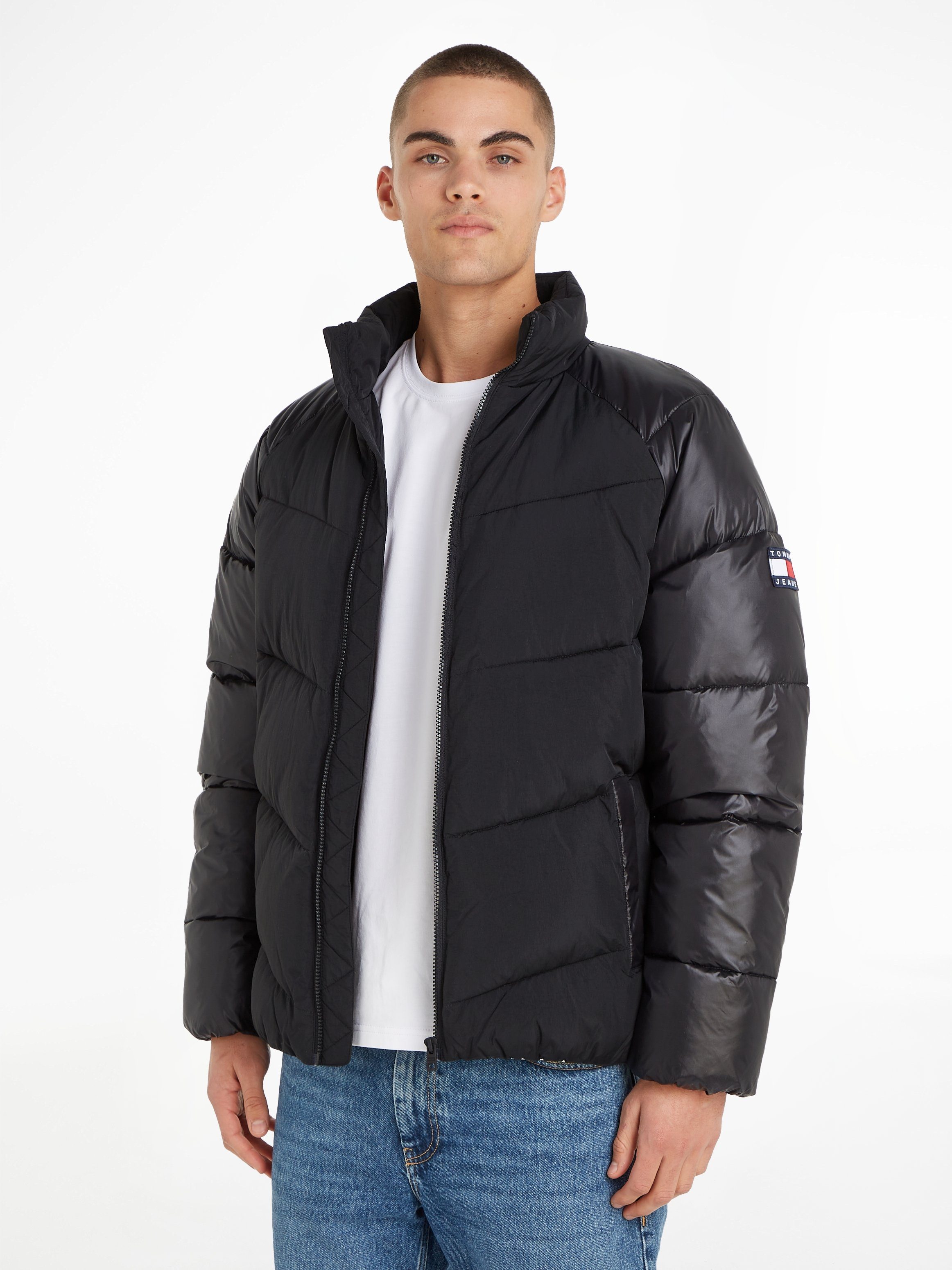 TOMMY JEANS Gewatteerde jas TJM TONAL BLOCKING PUFFER