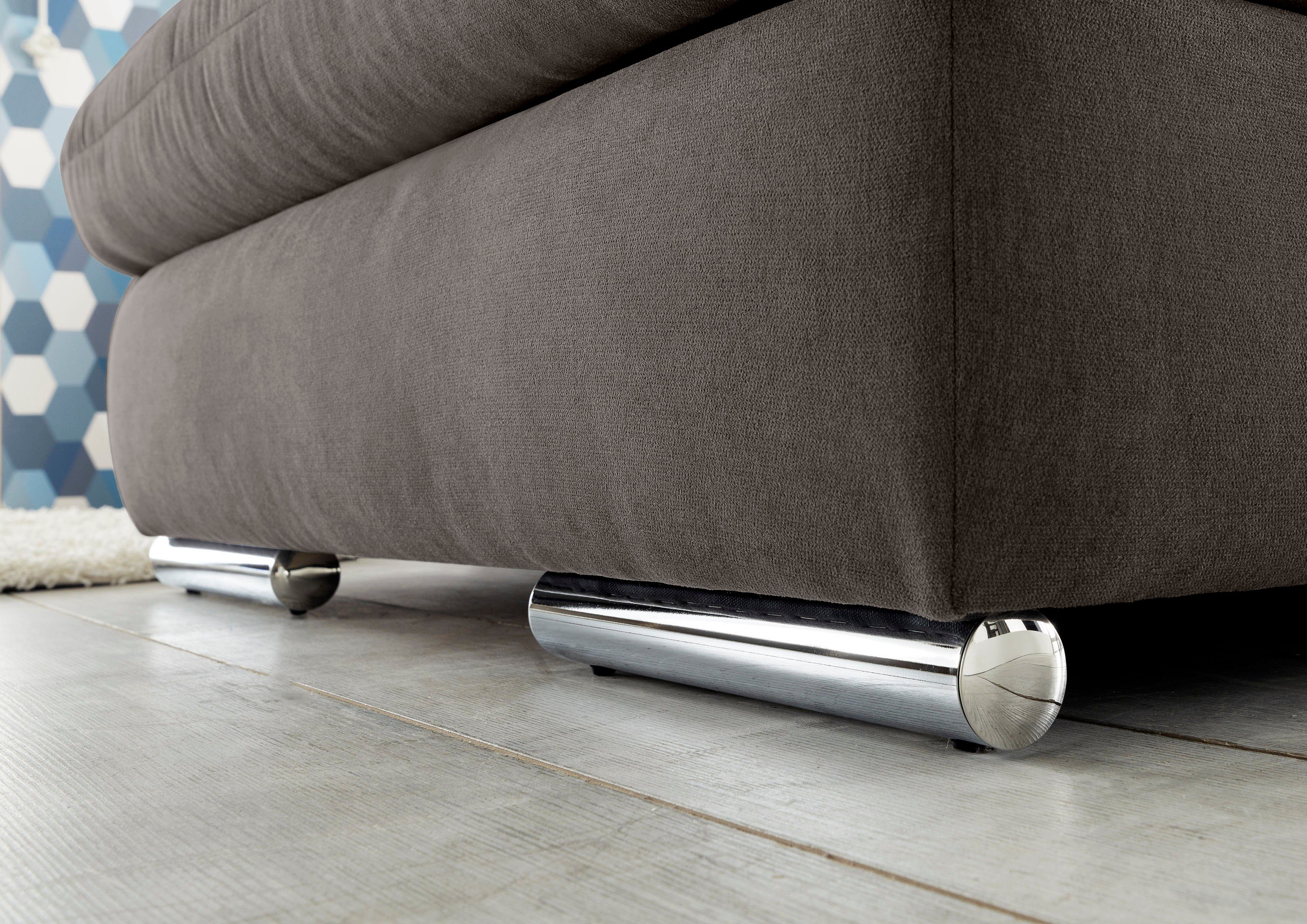set one by Musterring Zithoek SO 4100 comfortabele pocketvering, incl. hoofdeindeverstelling