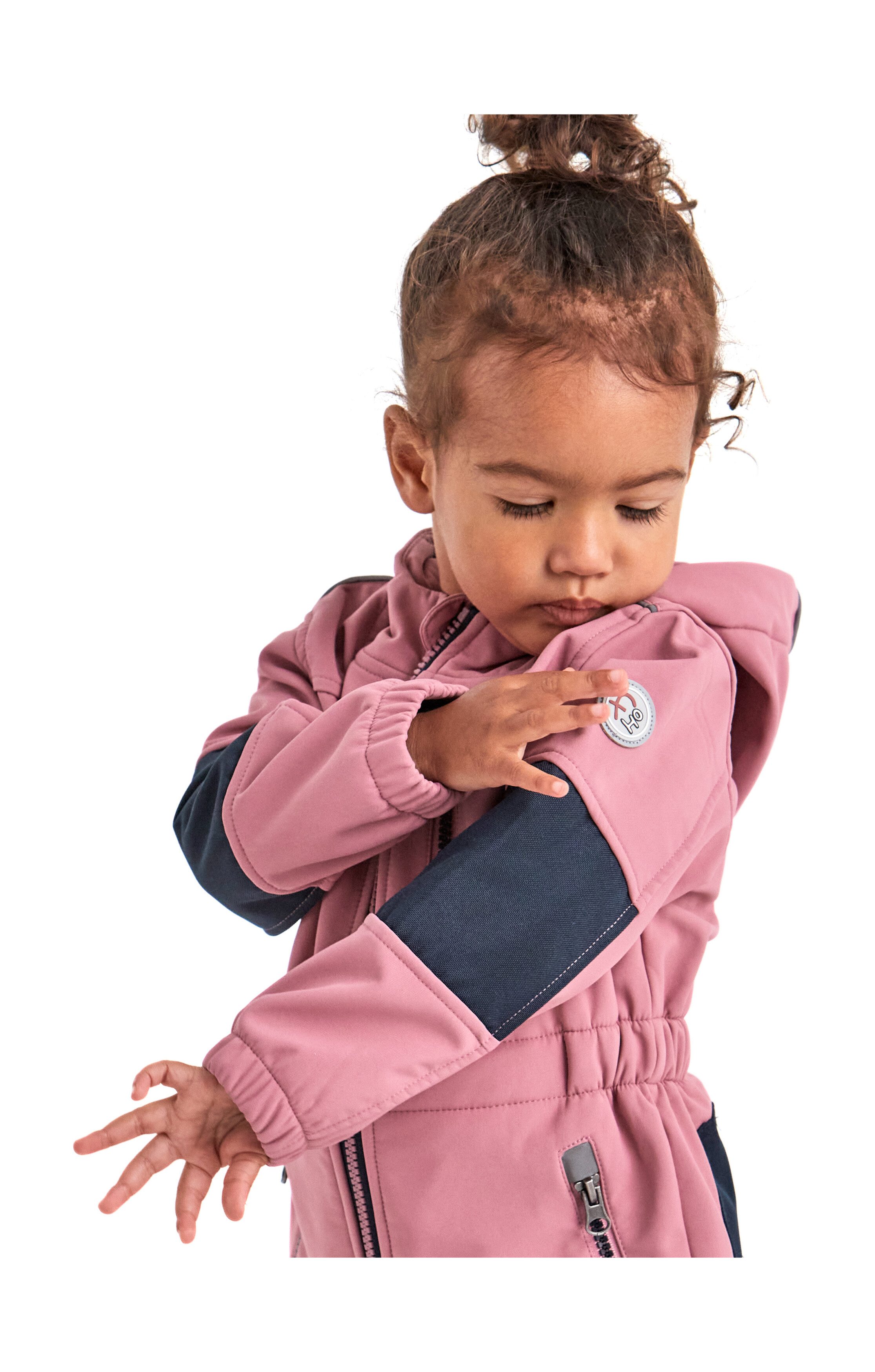 first instinct by killtec Jumpsuit FIOW 35 MNS ONPC Softshellpak met fleece binnenin, waterafstotend, winddicht