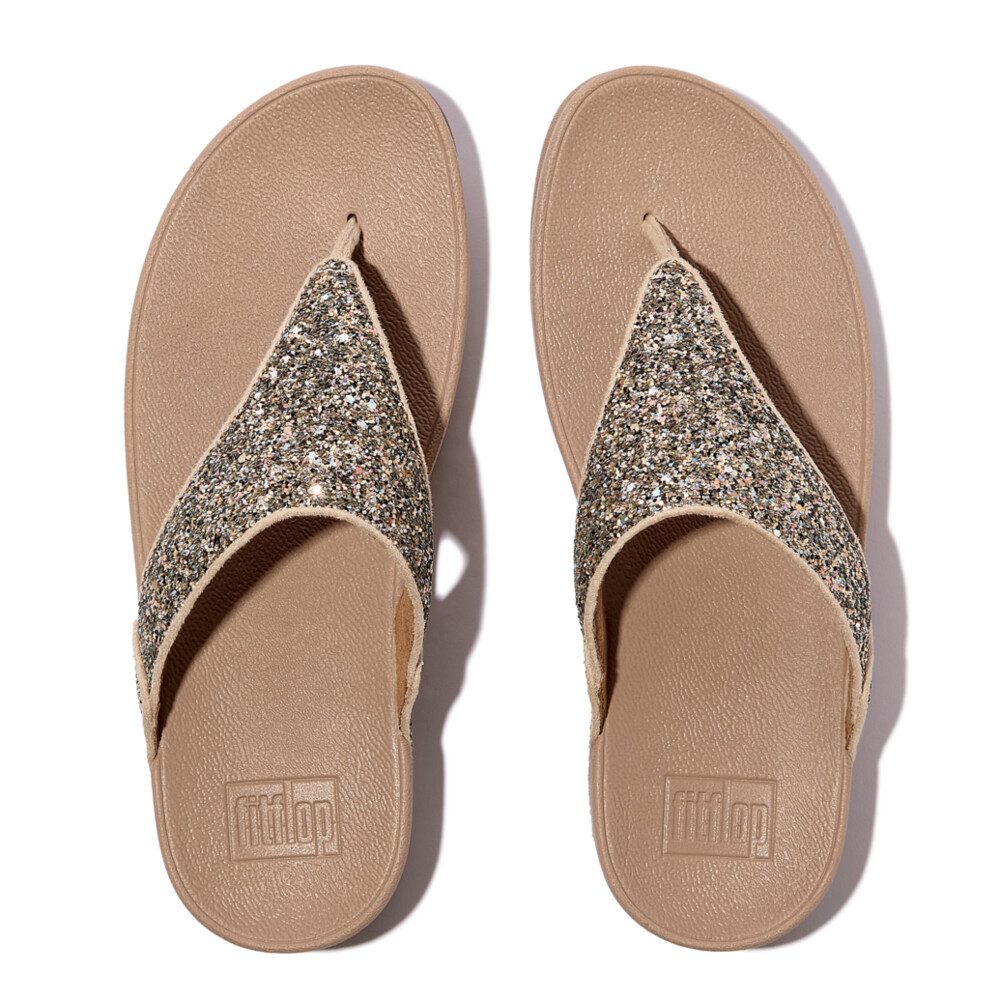 Fitflop Teenslippers LULU Badslipper, slides, sandaal met glitter