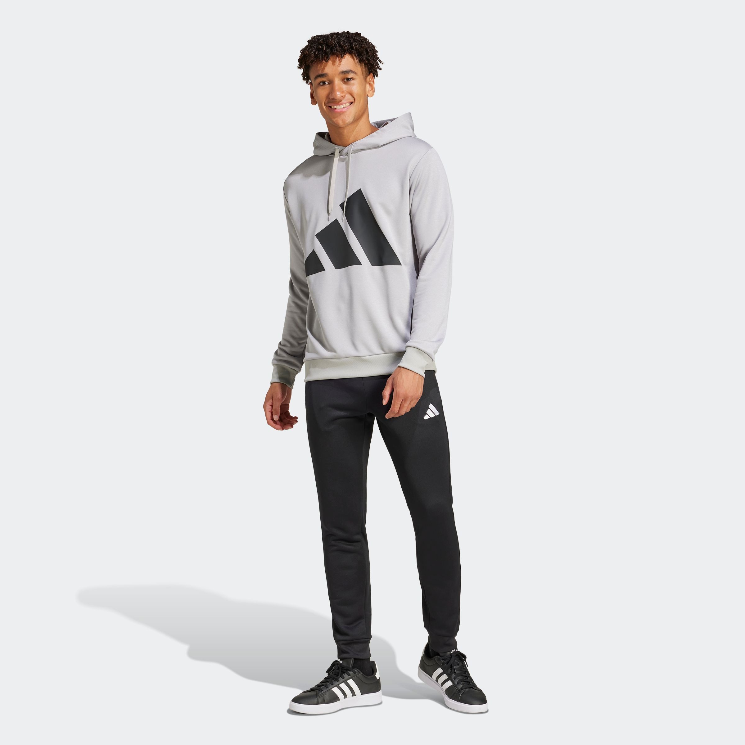 adidas Sportswear Trainingspak M BL FT HD TS van zacht french-terry materiaal, hoodie (2-delig)