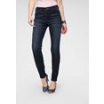 h.i.s skinny fit jeans shaping high-waist met push-upeffect duurzame, waterbesparende productie door ozon wash blauw