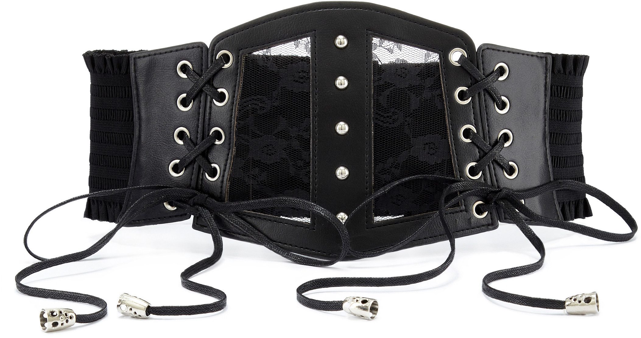 Lascana Belle Affaire Tailleriem Stretchriem met kant in corsage-look voor jurk & overall