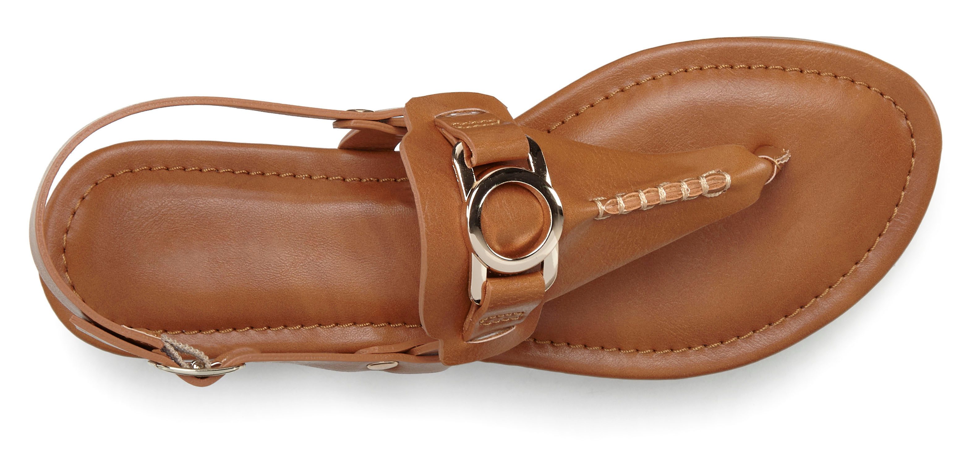 Vivance Teenslippers Sandaal, pantoletten met sieraandeel VEGAN