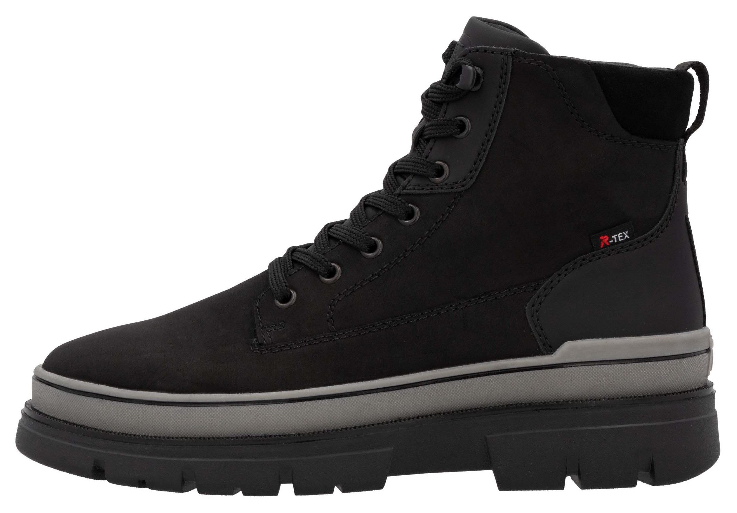 Rieker EVOLUTION Winterlaarsjes Plateau laarzen, veterschoenen met waterafstotend TEX-membraan