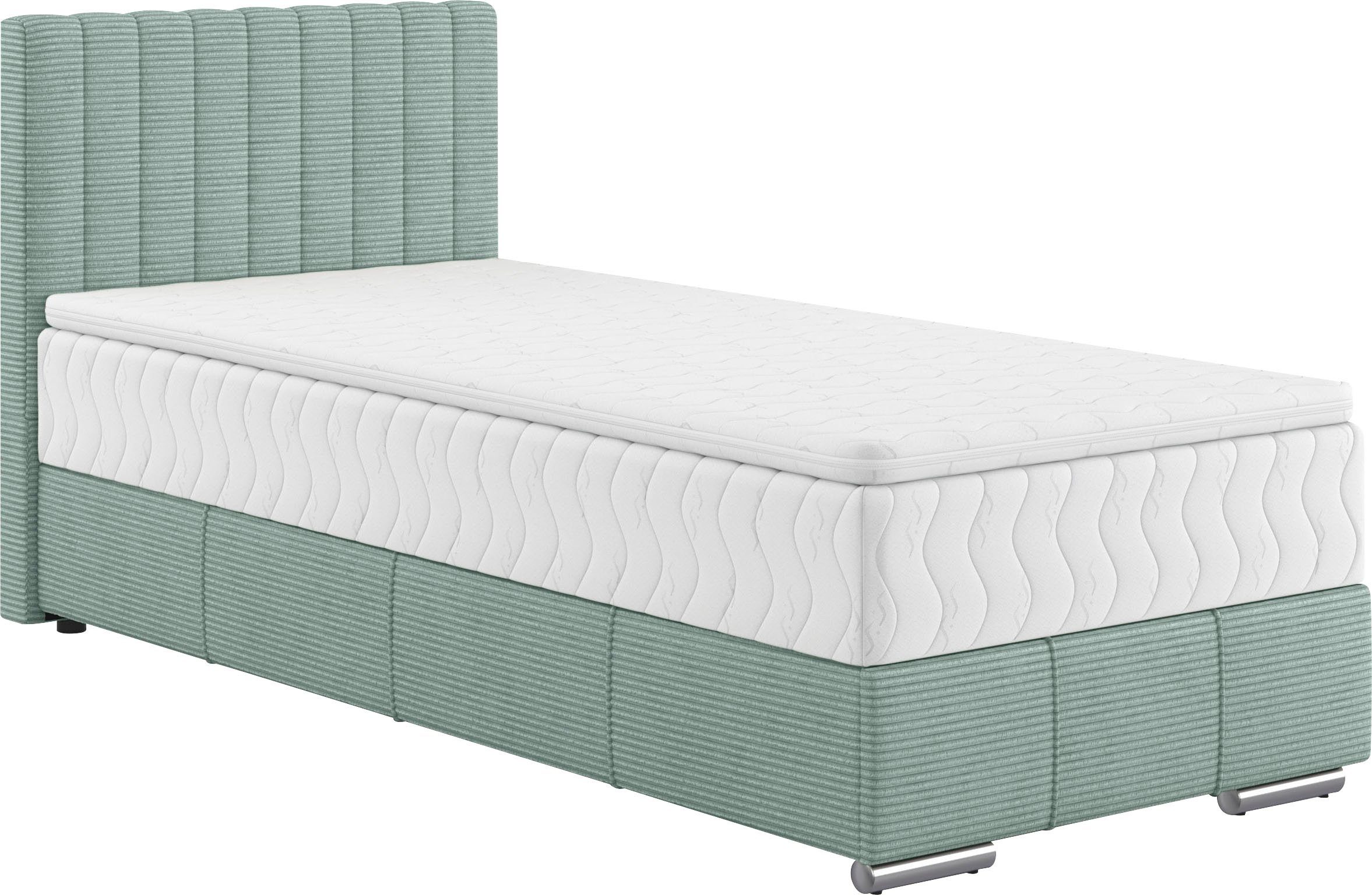 INOSIGN Boxspring Thor met bedbodem, incl. matras, topverkoper Topmatras en sierkussen, in verschillende hardheden beschikbaar