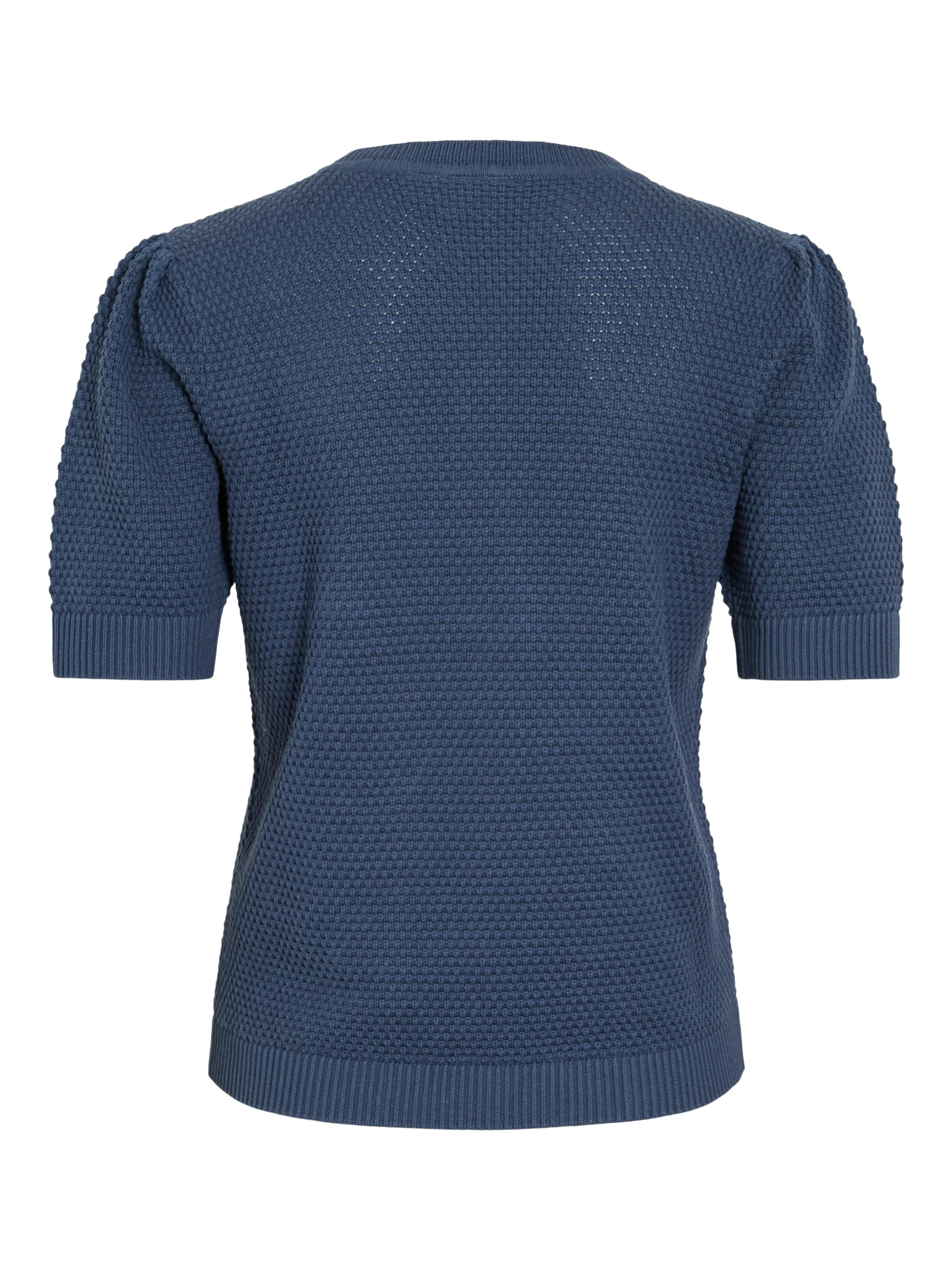 Vila Trui met korte mouwen VIDALO O-NECK S/S KNIT TOP - NOOS