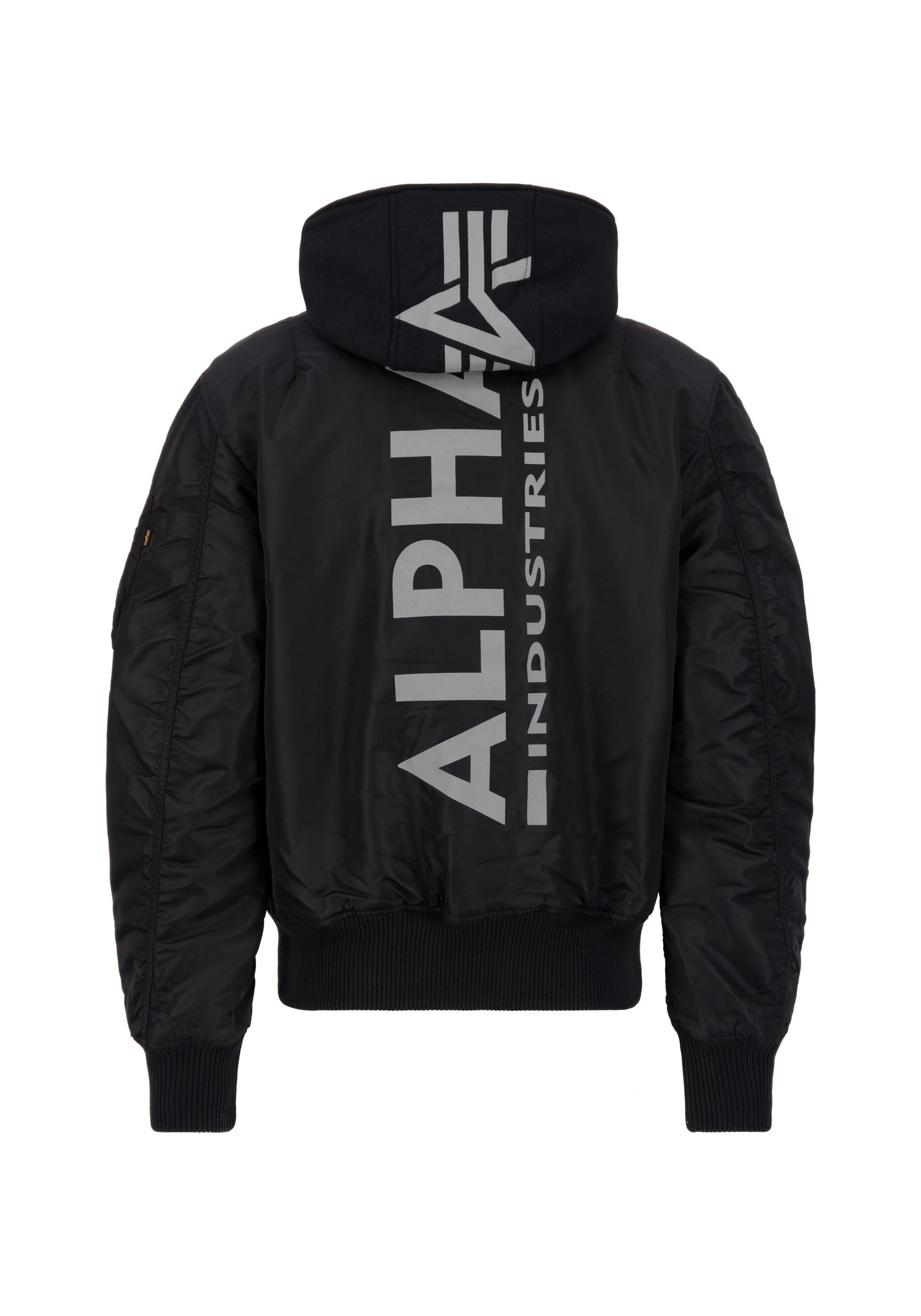 Alpha Industries Bomberjack Alpha Industries Men - Bomber Jackets MA-1 Zip Hood Back Print