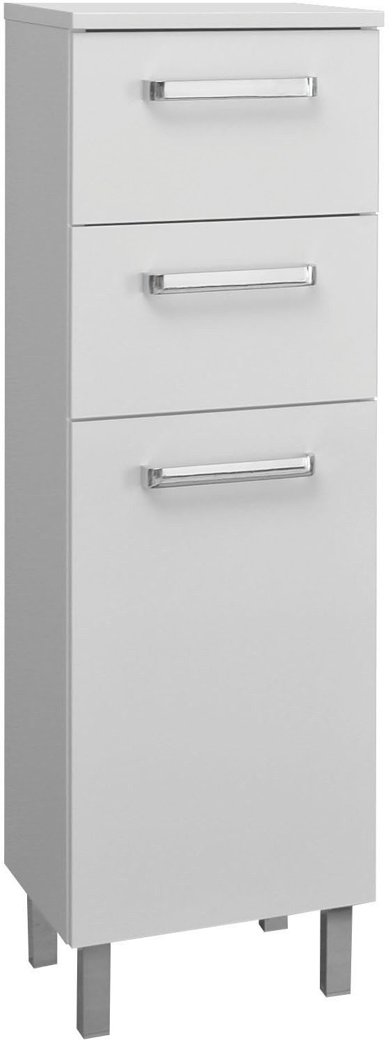 Saphir Badmeubelset Quickset 312 5-delig, wastafelonderkast en led-spiegelkast incl. deurdemper, badkamer set zonder wastafel, badkamer kast (set, 5 stuks)