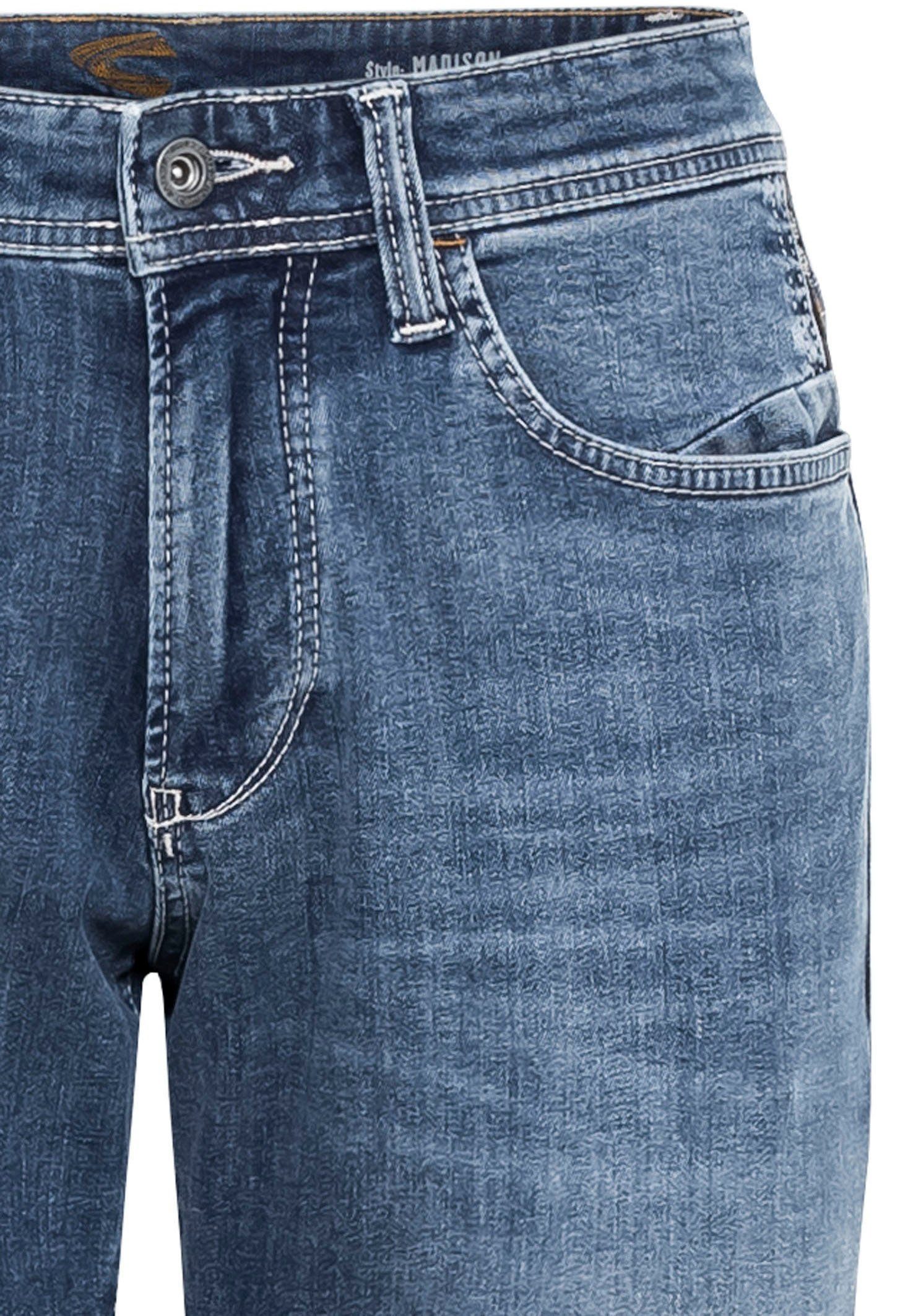 camel active 5-pocket jeans Madison lichte used-look