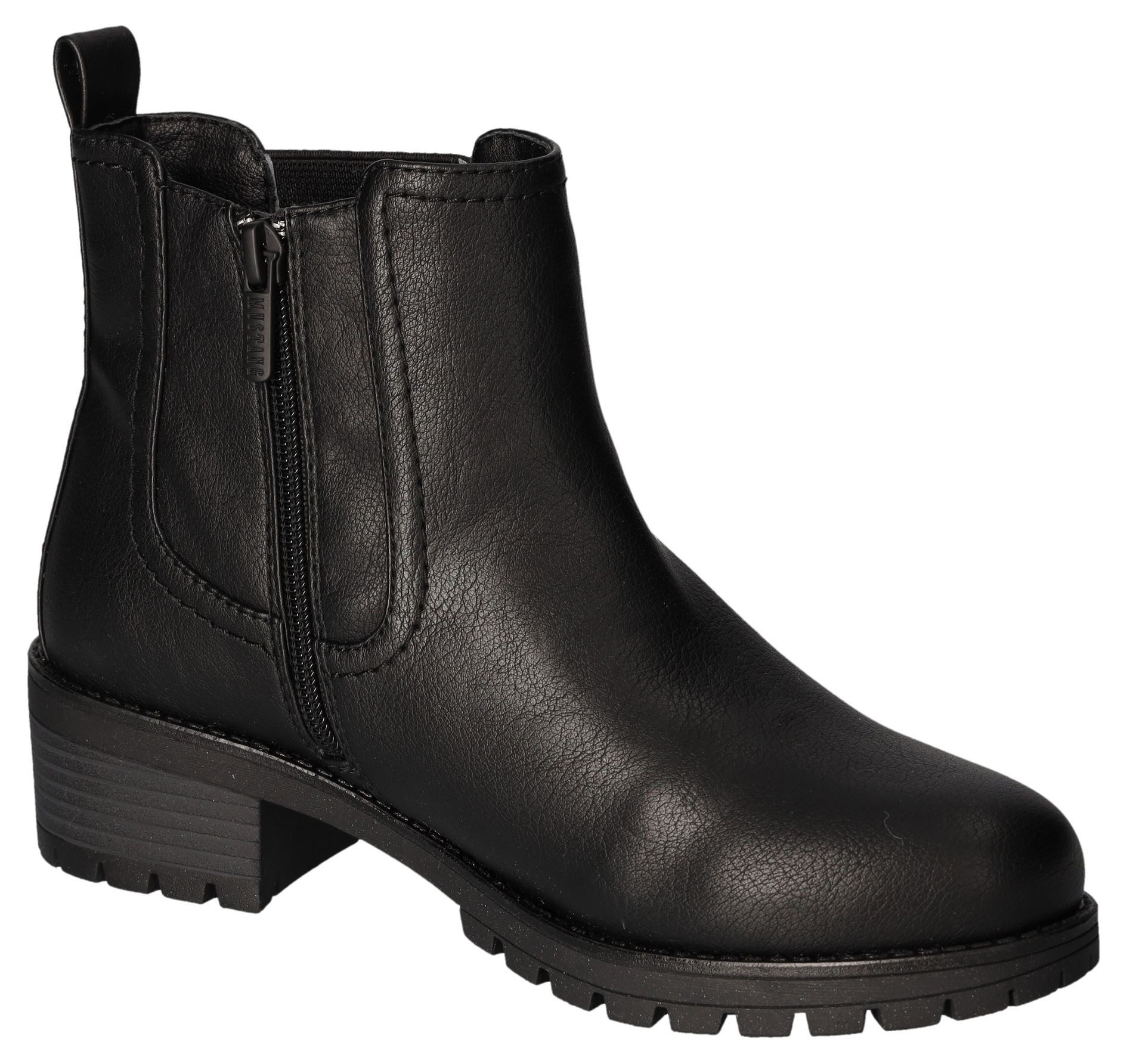 Mustang Shoes Chelsea-boots enkellaars, hakken, met zijstretch