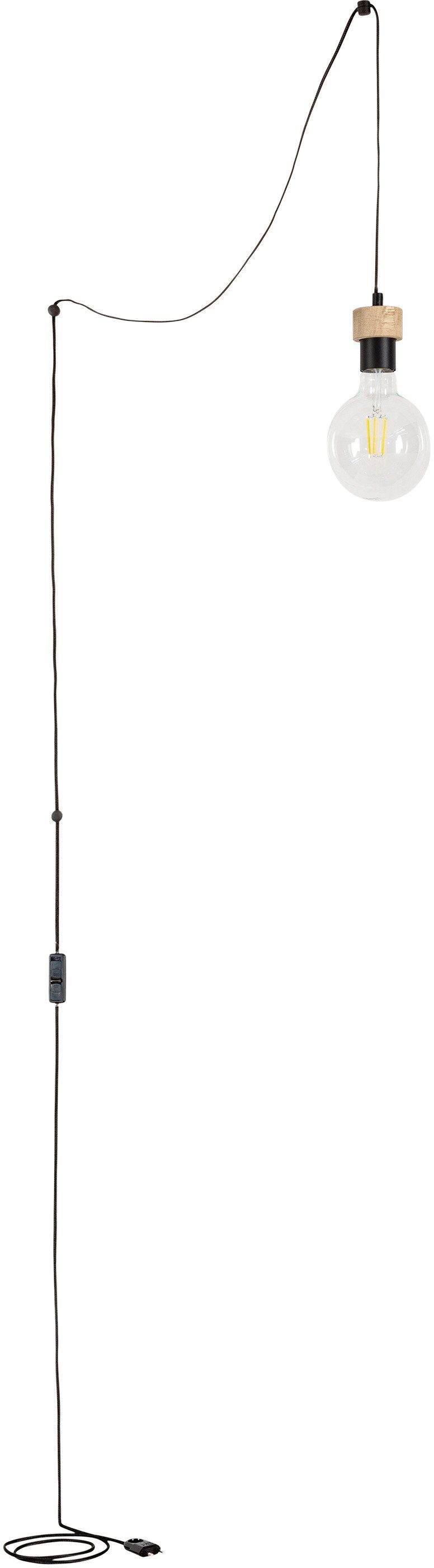 BRITOP LIGHTING Hanglamp CLARTE Natuurproduct van eikenhout, duurzaam met FSC-certificaat (1 stuk) hanglampen bruin