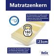 beco koudschuimmatras luxe-matras voor zware mensen, hoge matrasdikte en belastbaarheid hoogte 23 cm