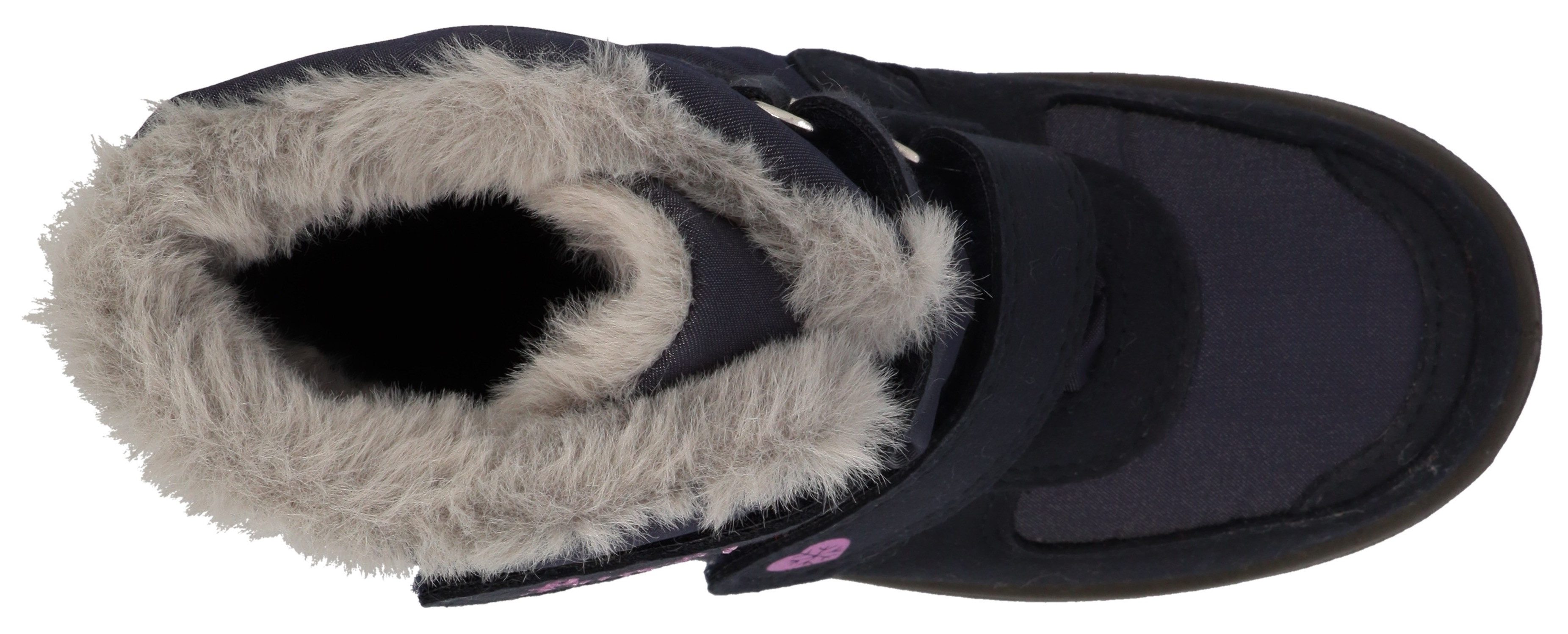 Lurchi Winterlaarzen Kimiko SYMPATEX Boots met sneeuwvlokkenprint, maatsjabloon om te downloaden