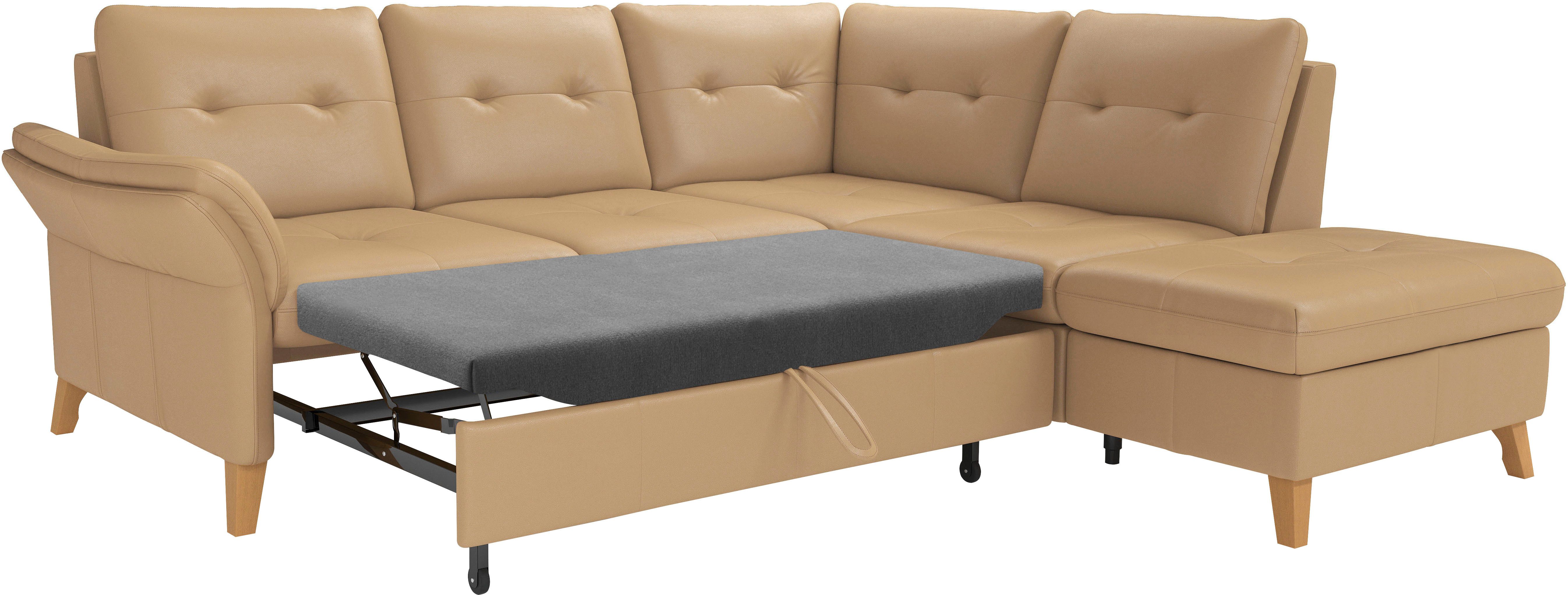 sit&more Hoekbank Göteborg inclusief zitdiepteverstelling, optioneel met bedfunctie & bedlade