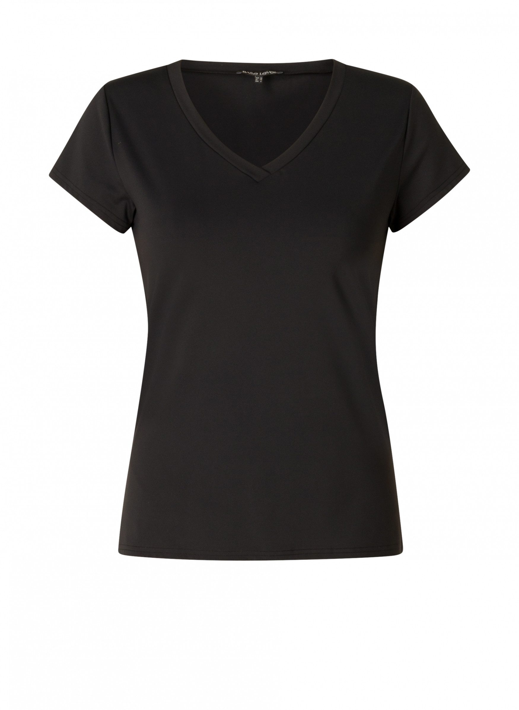 Base Level T-shirt Tilly met v-hals