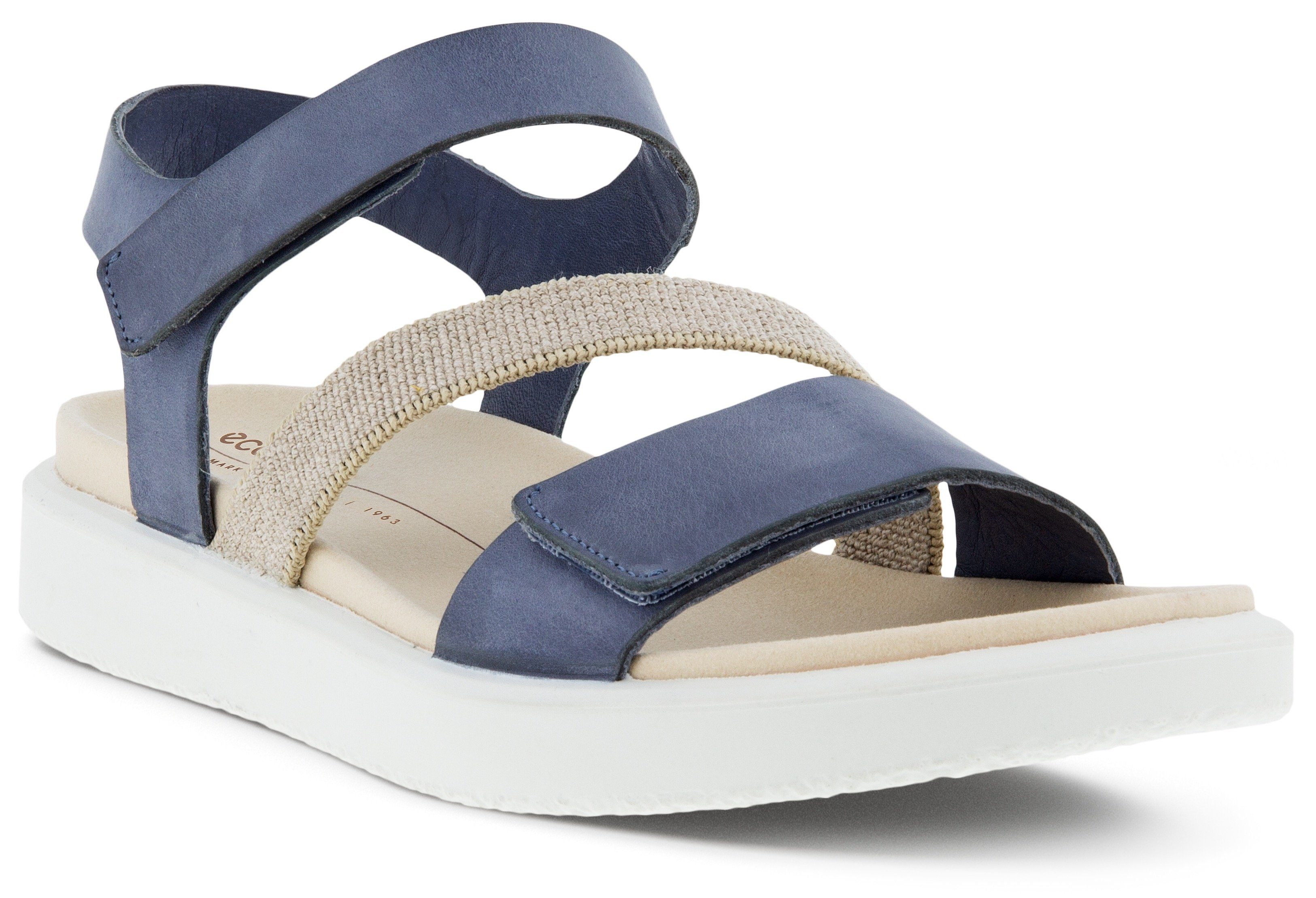 Ecco Sandalen FLOWT W met praktisch klittenbandriempje