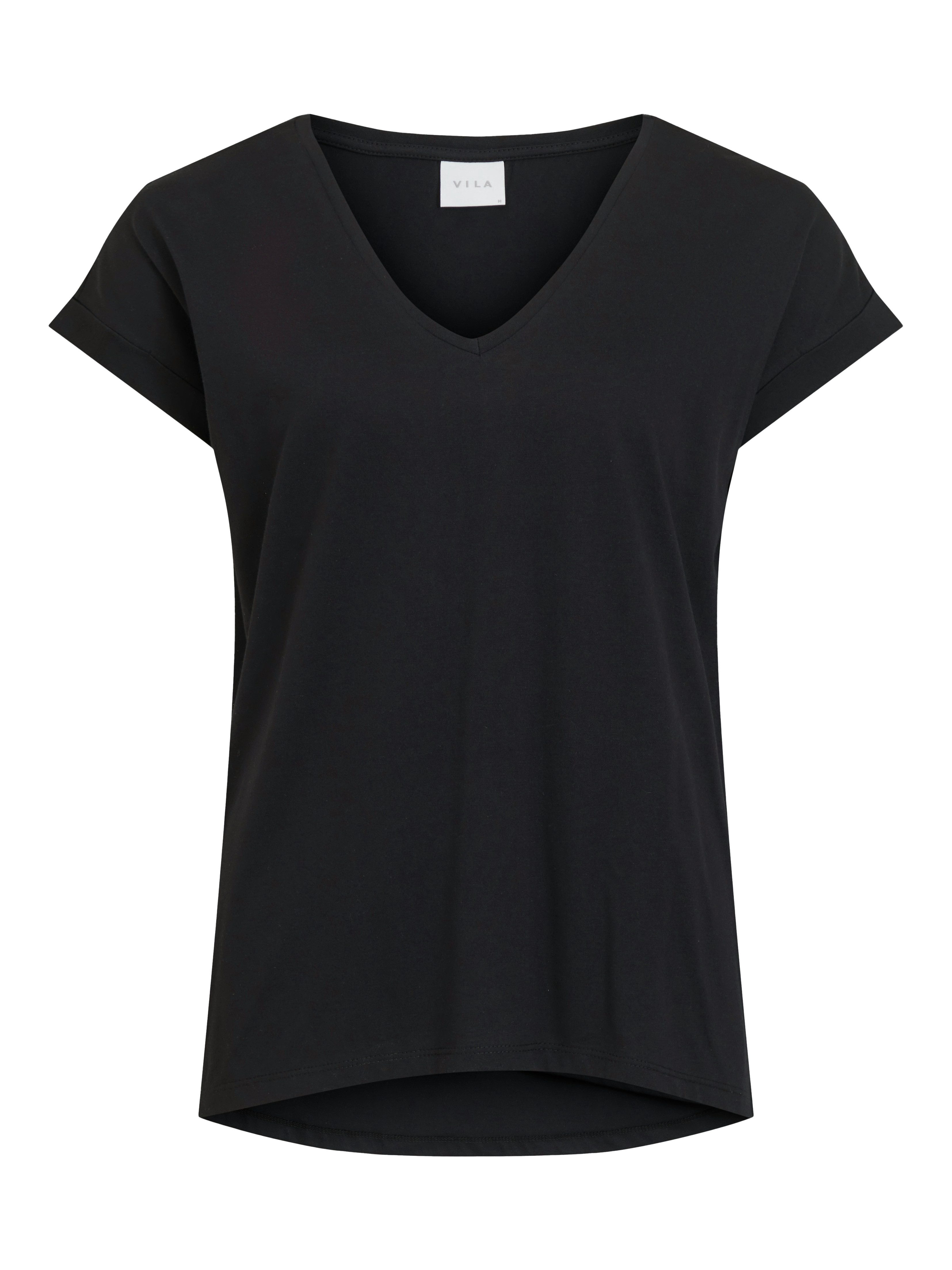 Vila Shirt met V-hals VIDREAMERS NEW V-NECK T-SHIRT - NOOS