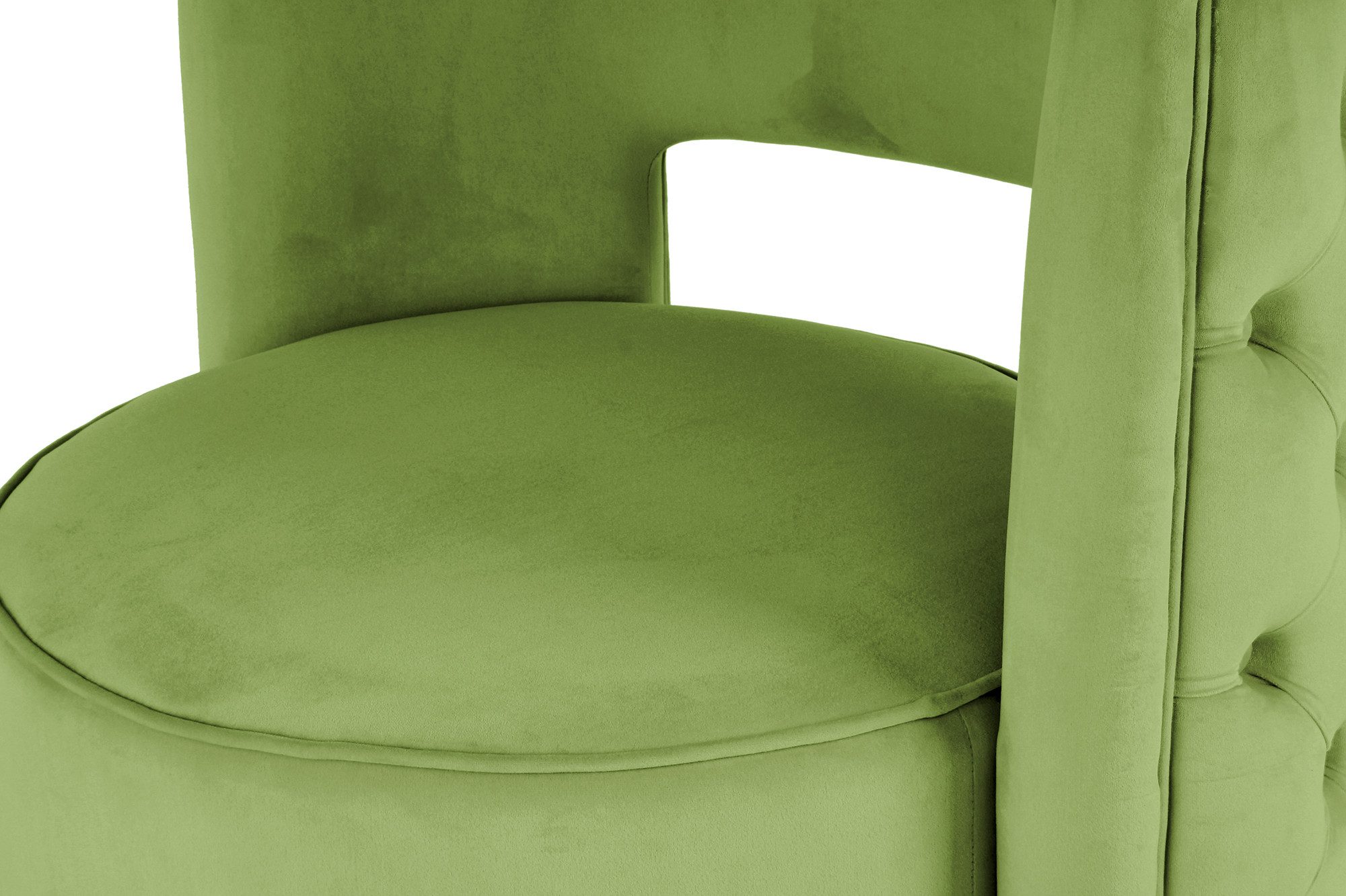 Kayoom Fauteuil Draaistoel Beverly 125, draaibaar, frame van staal, fluweelachtige oppervlakte (1 stuk)