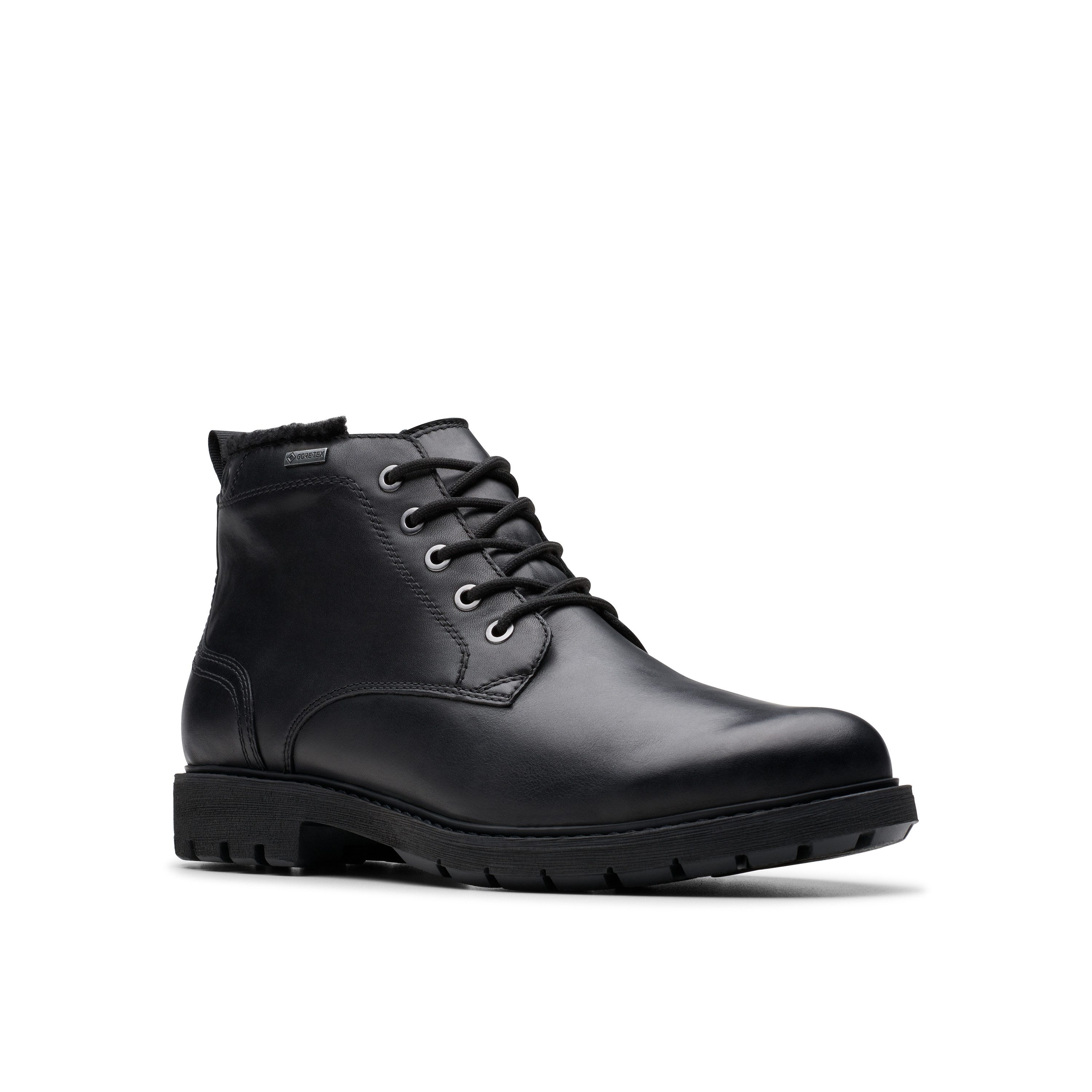 Clarks Veterlaarzen BatcombeMixGTX , zakelijke enkellaars, comfort schoen met waterdichte goretex