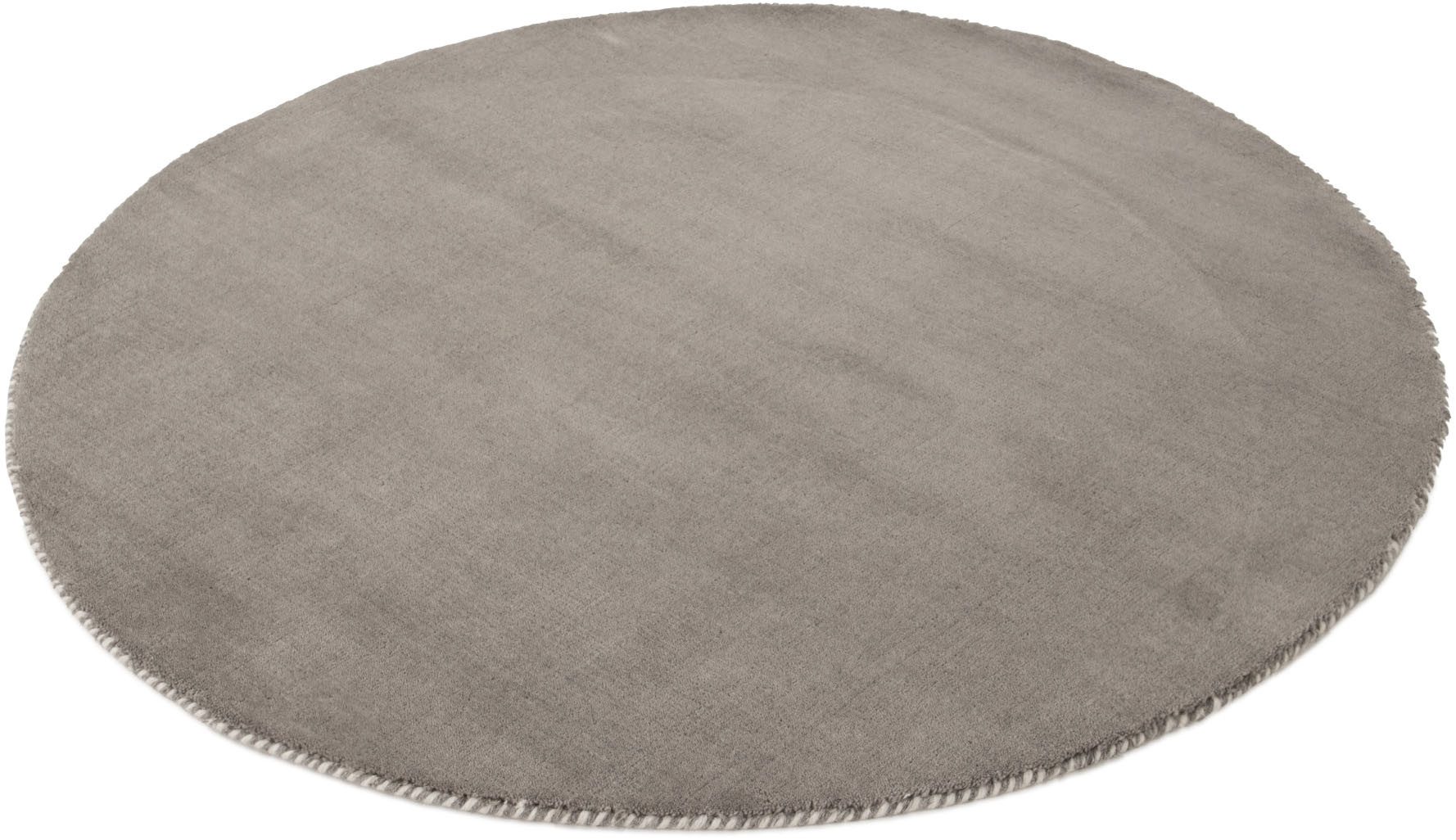 carpetfine Wollen kleed Gabbeh Lola Uni met natuurlijk plantaardig materiaal handgeweven, ook als loper