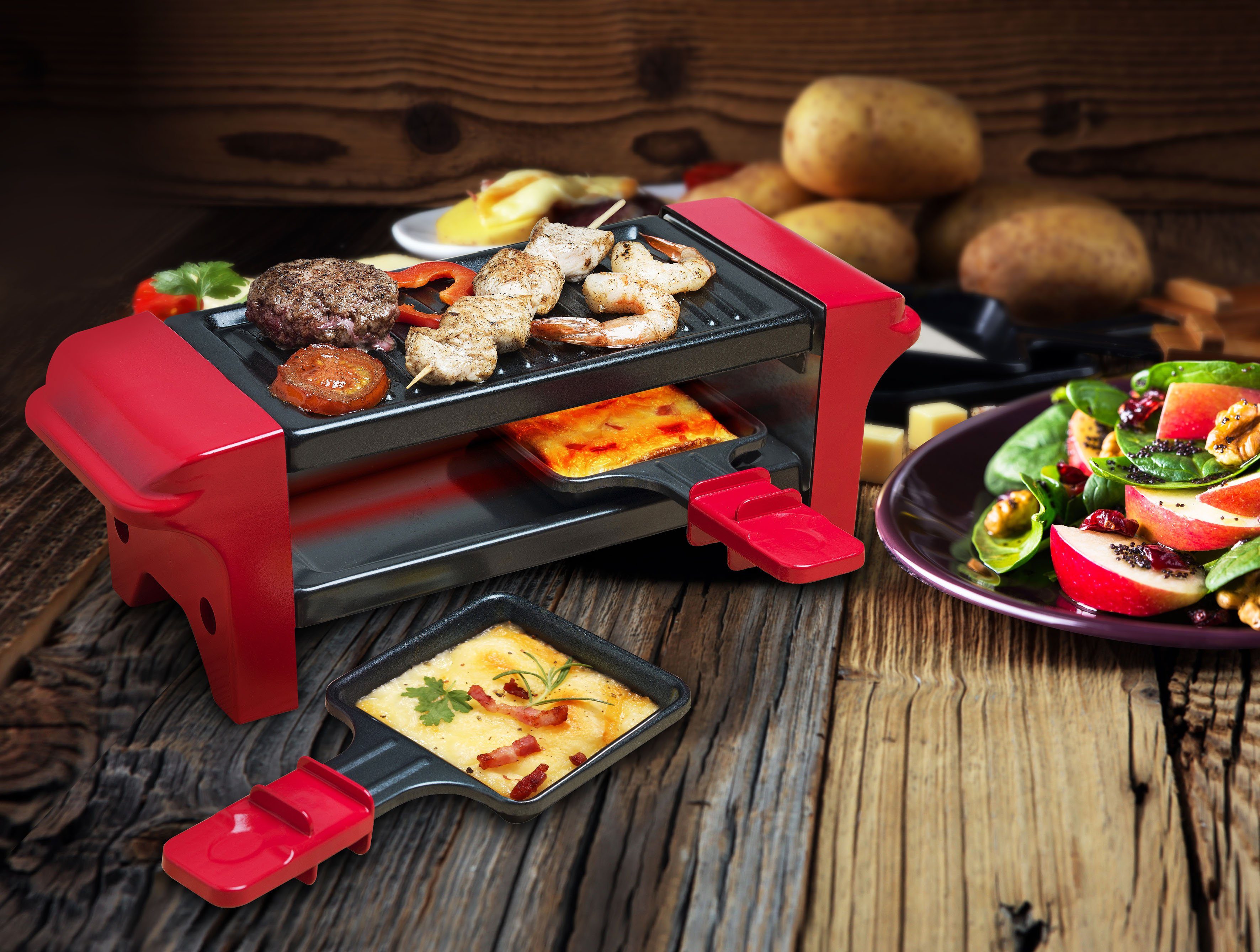 bestron Raclette AGR102 Antiaanbaklaag