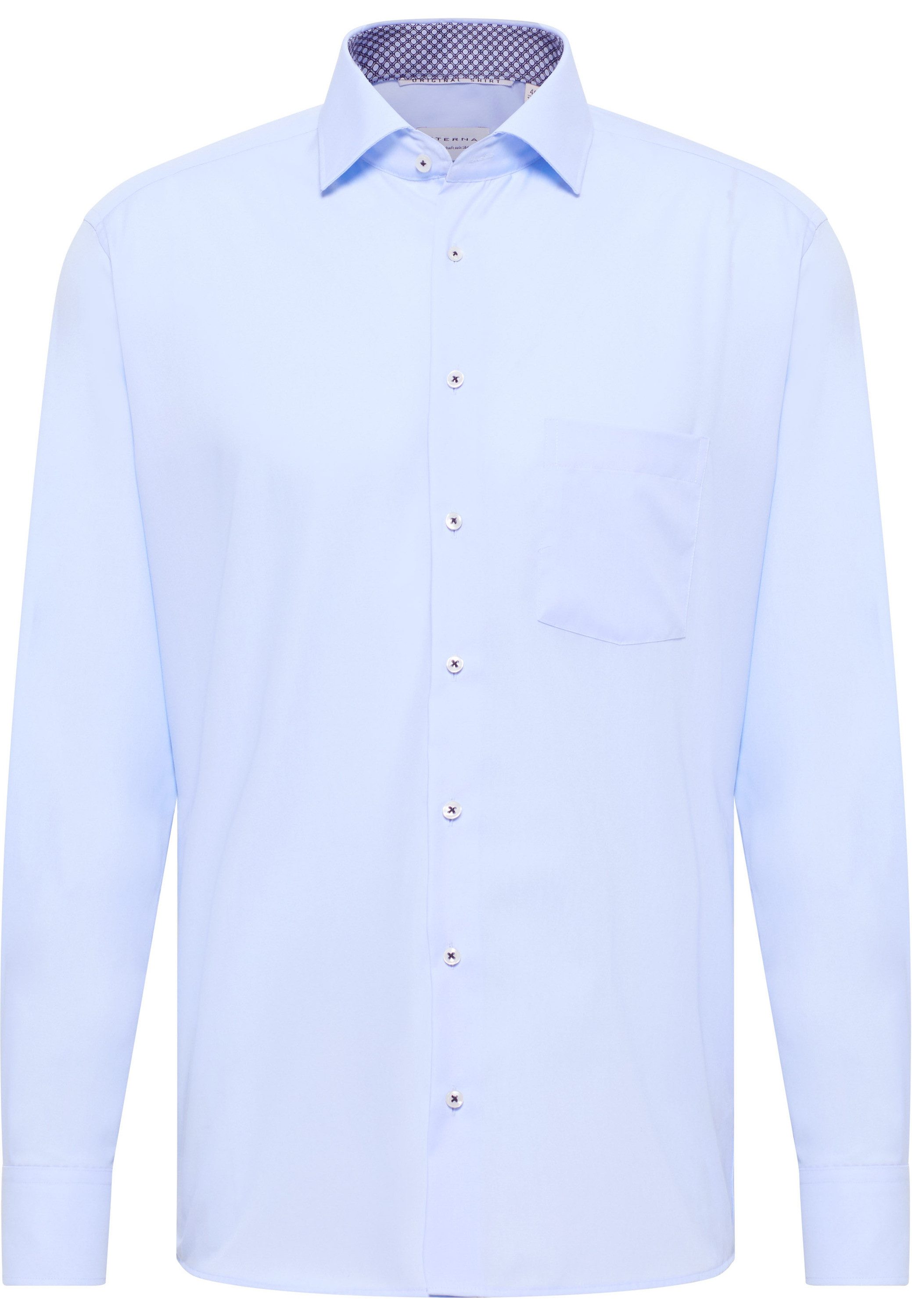 Eterna Overhemd met lange mouwen MODERN FIT NON IRON (strijkvrij)