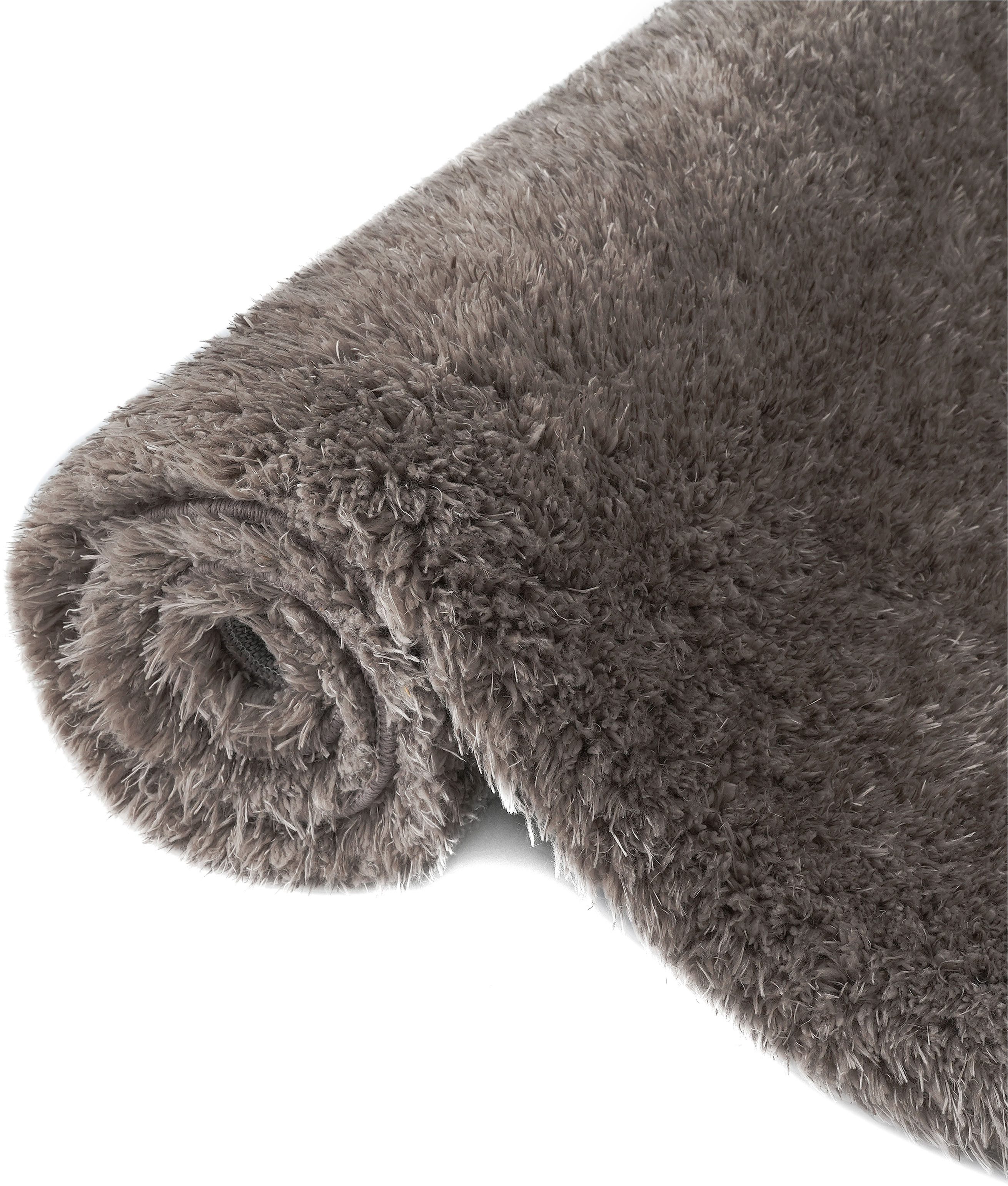 my home Hoogpolig vloerkleed Micro Shaggy zacht, unikleuren, woonkamer, slaapkamer, kinderkamer